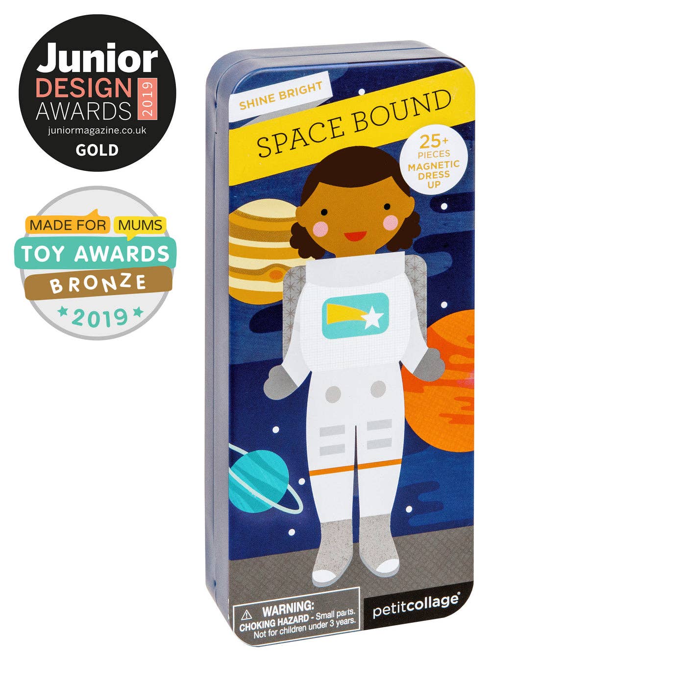 Chronicle Books - Space Bound Shine Bright Magnetic Play Set