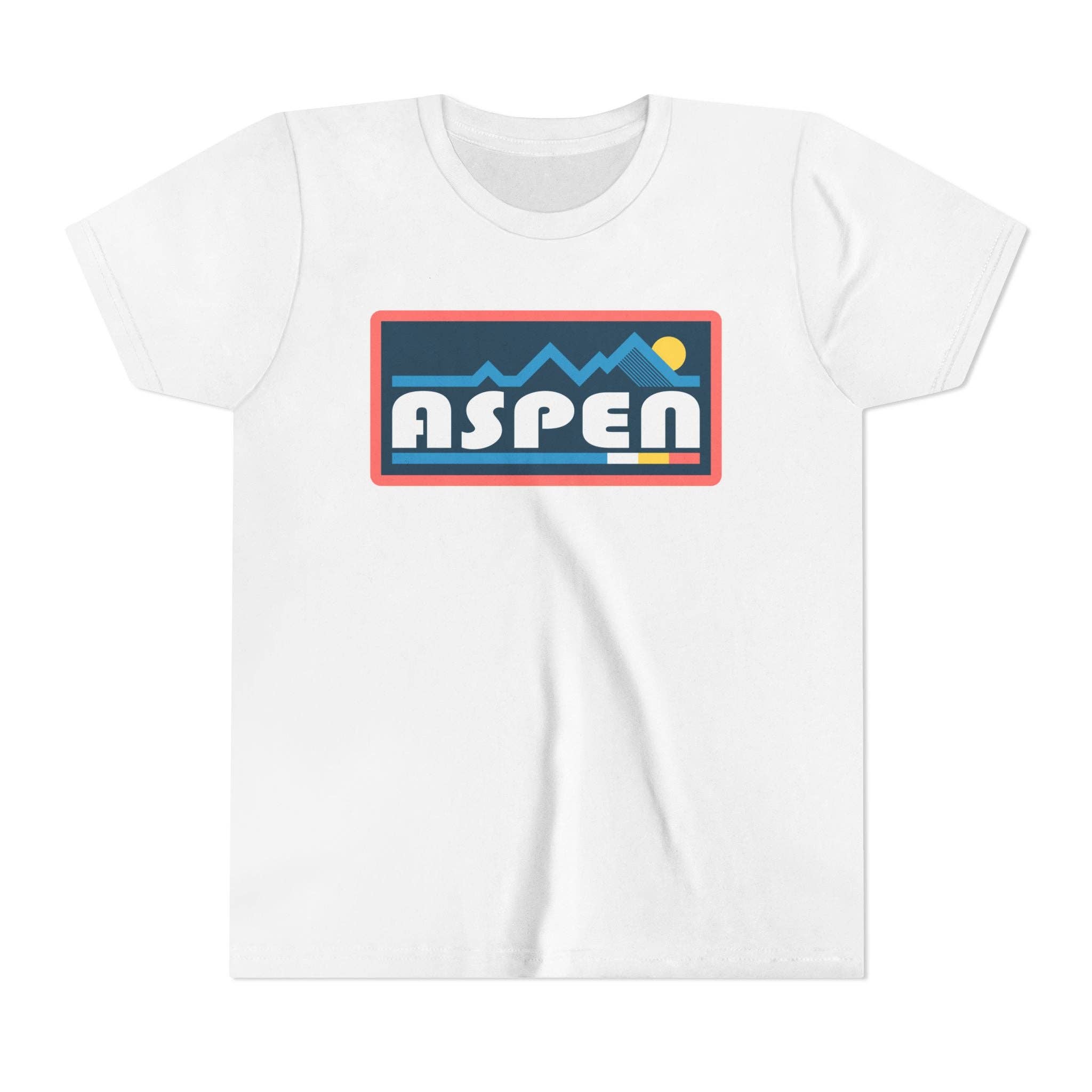 Hey Mountains - Aspen, Colorado Youth Graphic Tee - Kids Aspen T Shirt
