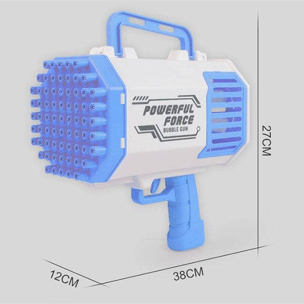 Showcase - The Bazooka Gubble LED Bubble Gun | Includes 100mL Kid & Pet Safe Bubble Solution