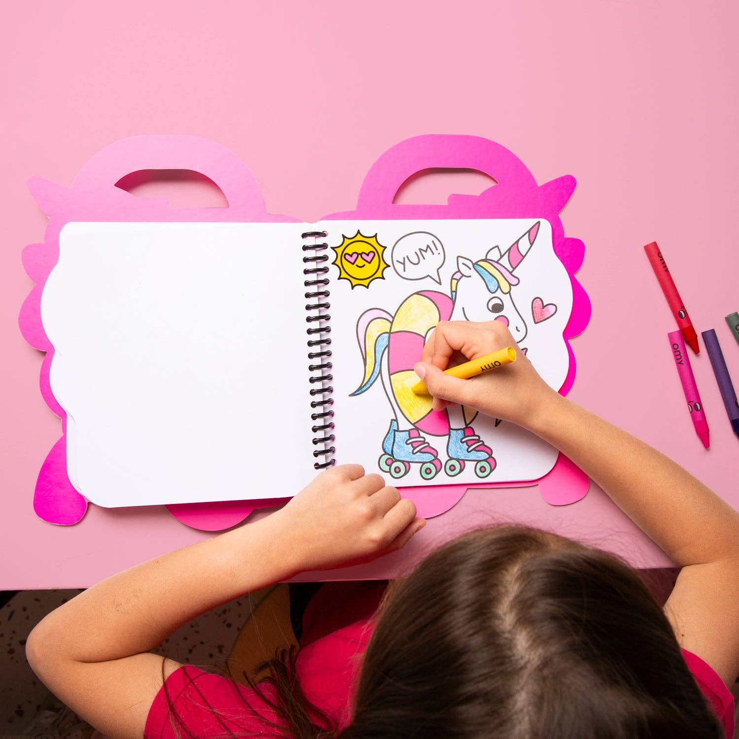 OMY - UNICORN SUPER COLORING & STICKER BOOK