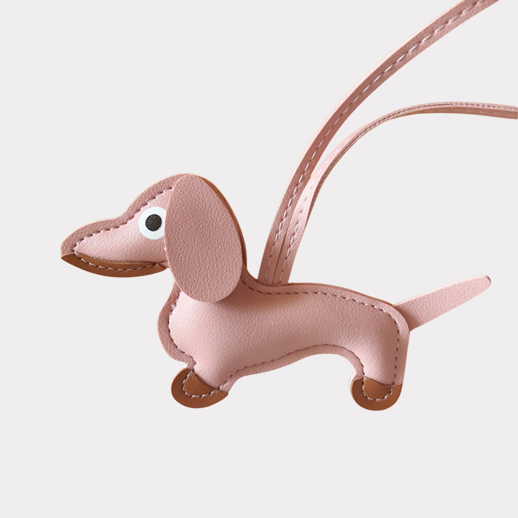 DrifWoo - Dachshund Leather Bag Charm – Adorable Dog Charm for Bags