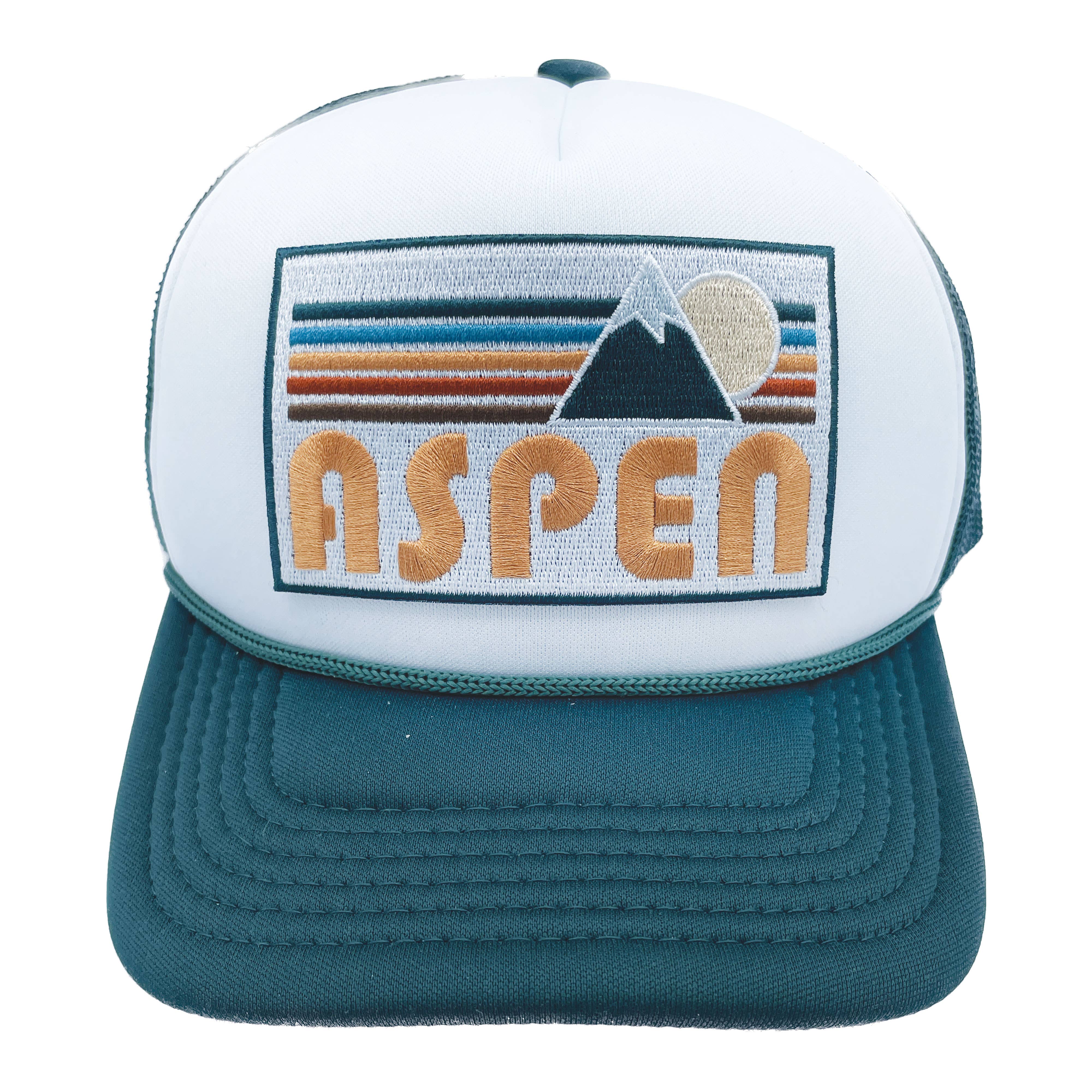 Hey Mountains - Kids Aspen, Colorado Trucker Hat