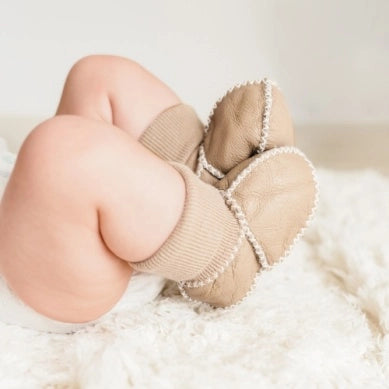 Baby Cozy Bootie Tan 0-12m