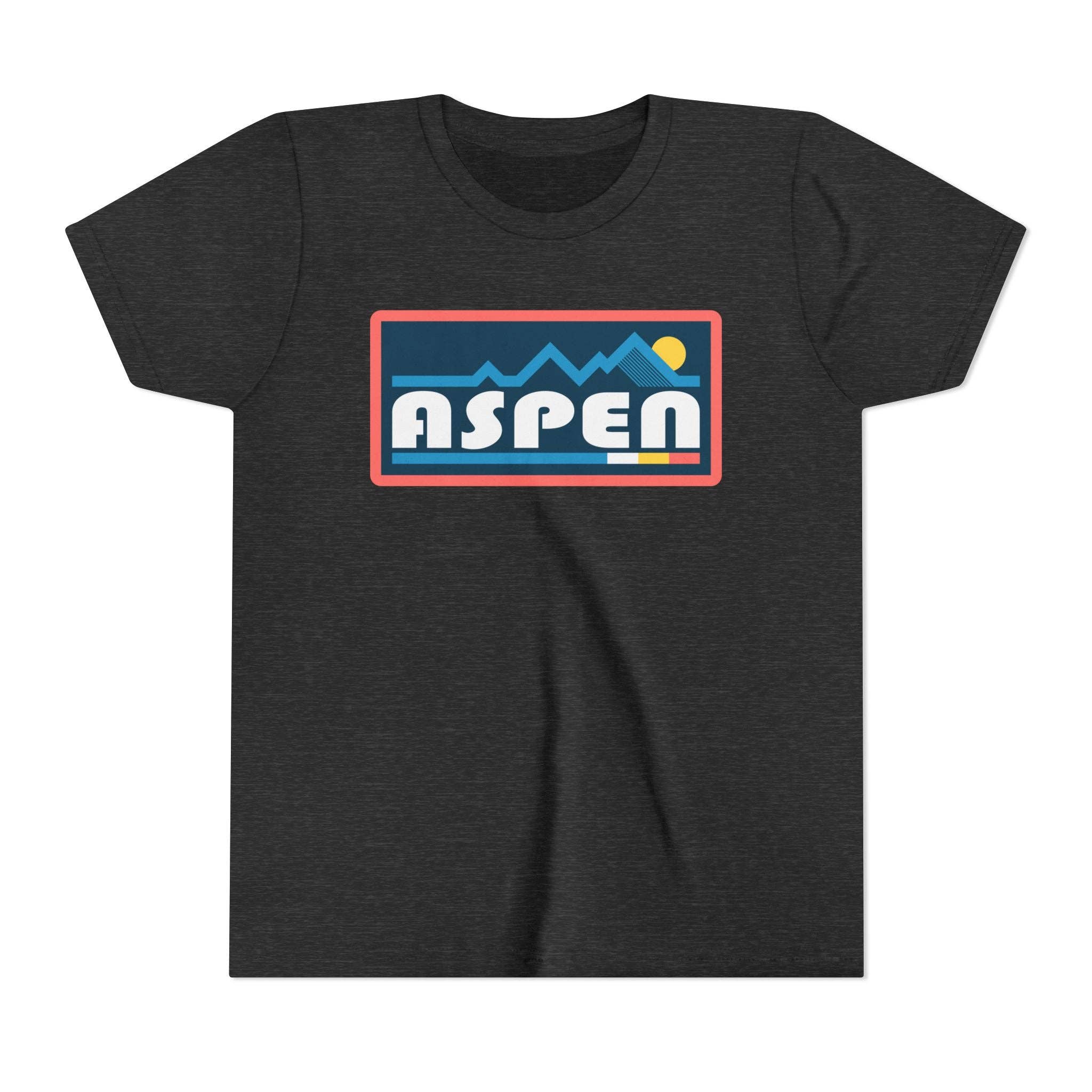 Hey Mountains - Aspen, Colorado Youth Graphic Tee - Kids Aspen T Shirt