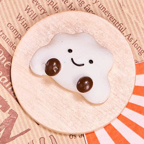 Showcase - SqueezeSquad Taba Deluxe Premium Silicone Squishy Fidget Toy - Cloud Dumpling