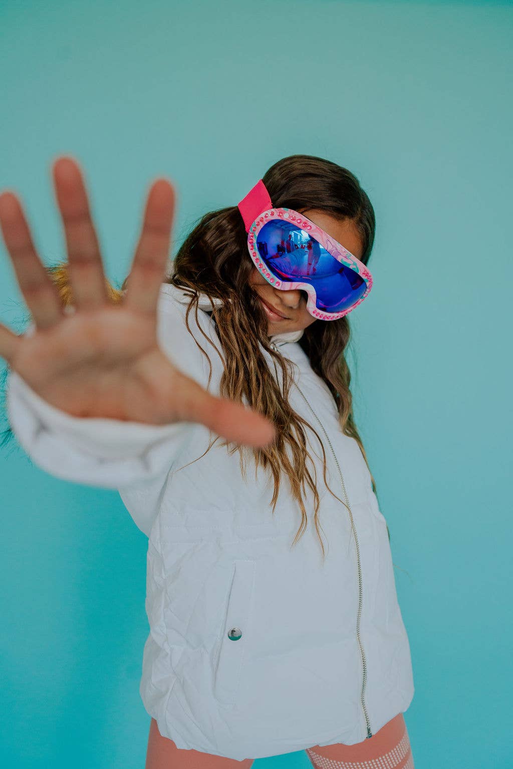 Bling2o - Swirls of Taffy | Kids Winter Ski Snow Goggle