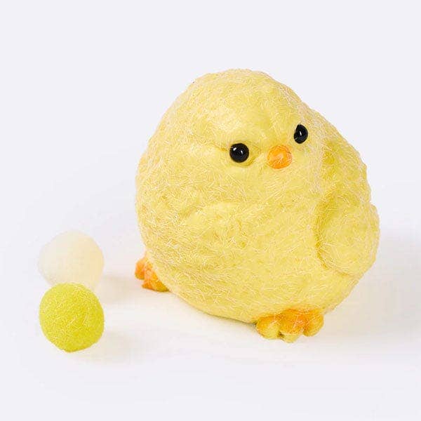 Showcase - SqueezeSquad Taba Deluxe Premium Silicone Squishy Fidget Toy - Fuzzy Chick