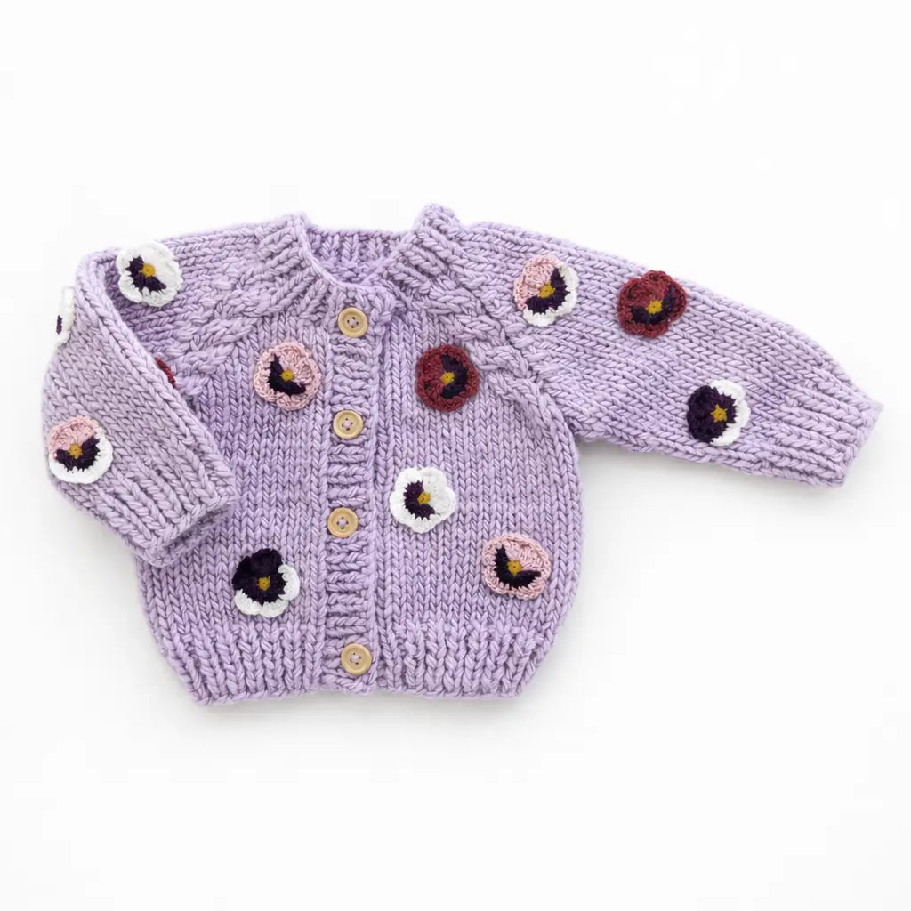 Pansy Sweater Lilac