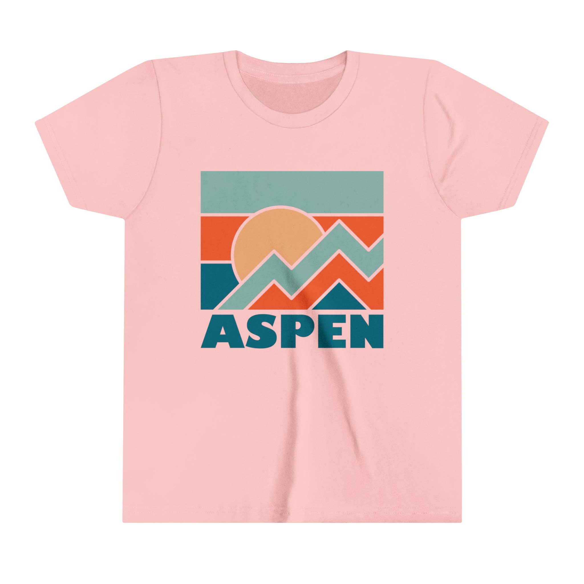 Hey Mountains - Aspen, Colorado Youth T-Shirt - Kids Aspen Shirt