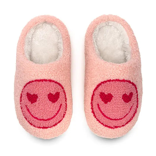 Kids Heart Eyes Slipper Pink
