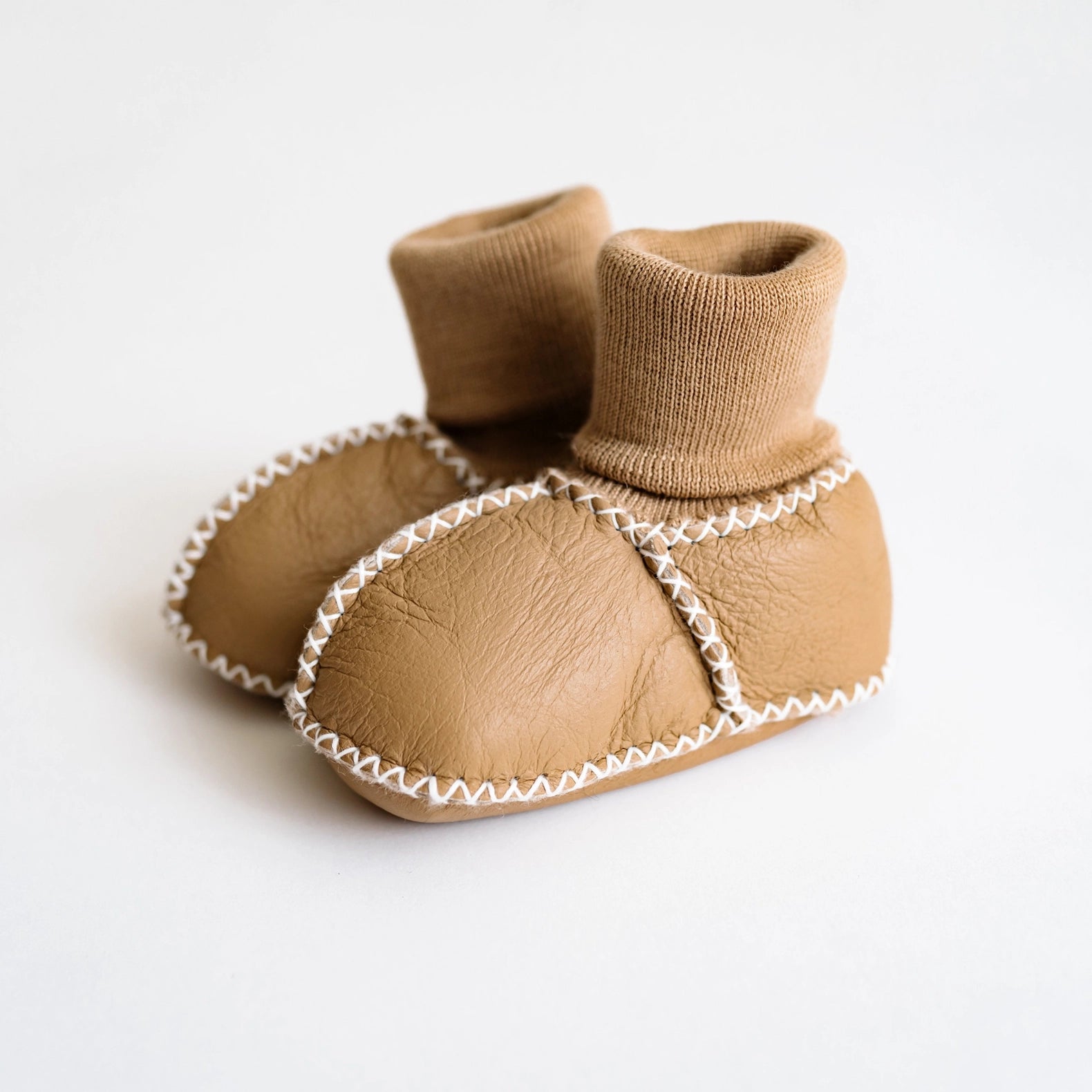 Baby Cozy Bootie Tan 0-12m