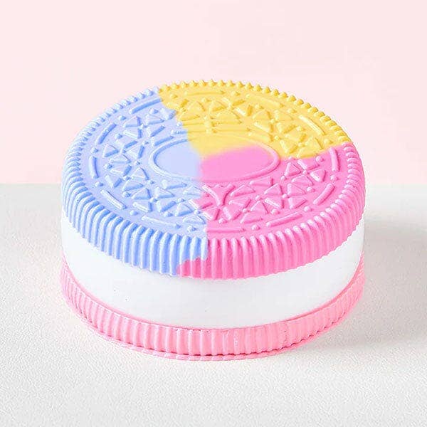 Showcase - SqueezeSquad Taba Deluxe Premium Silicone Squishy Fidget Toy - Sandwich Cookie