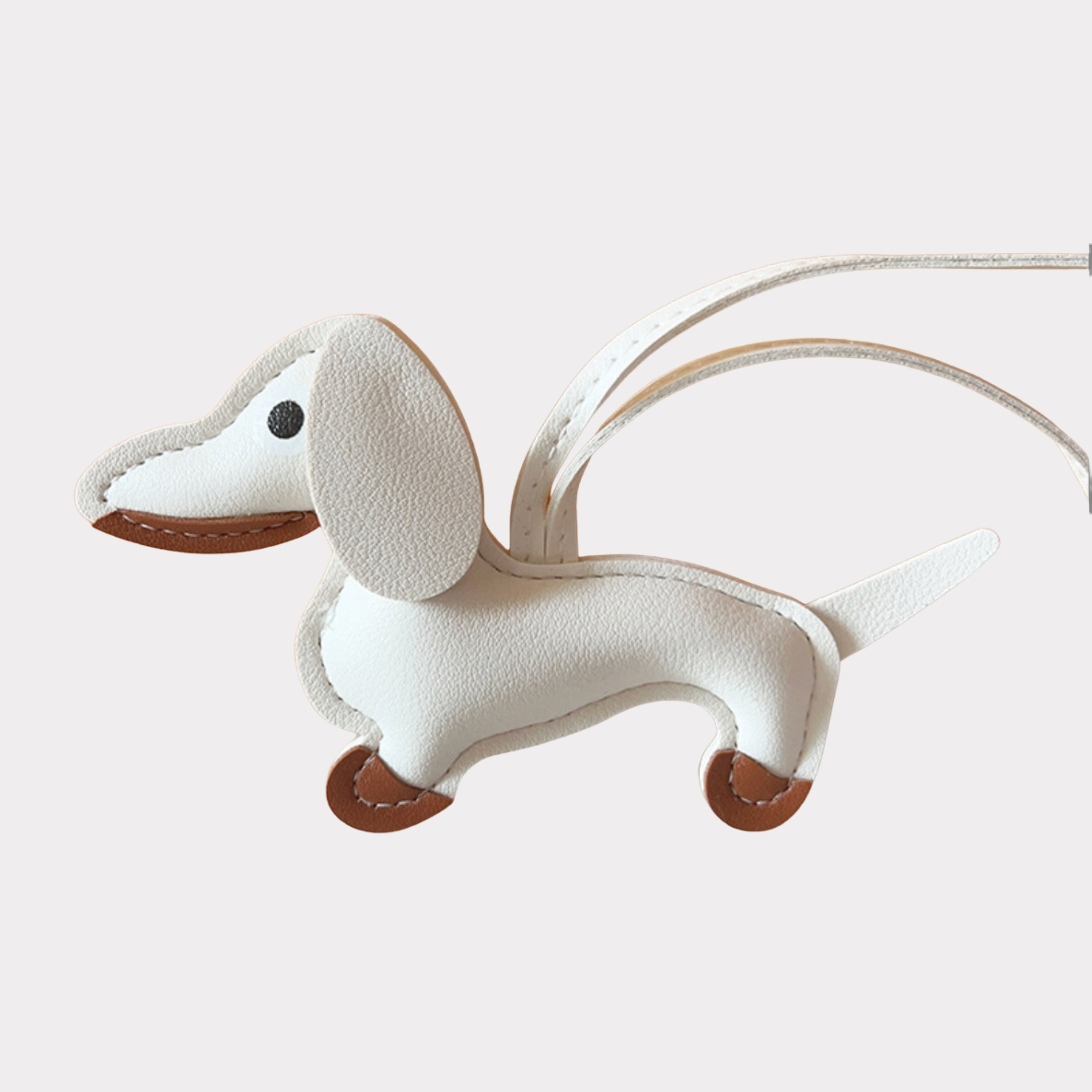 DrifWoo - Dachshund Leather Bag Charm – Adorable Dog Charm for Bags
