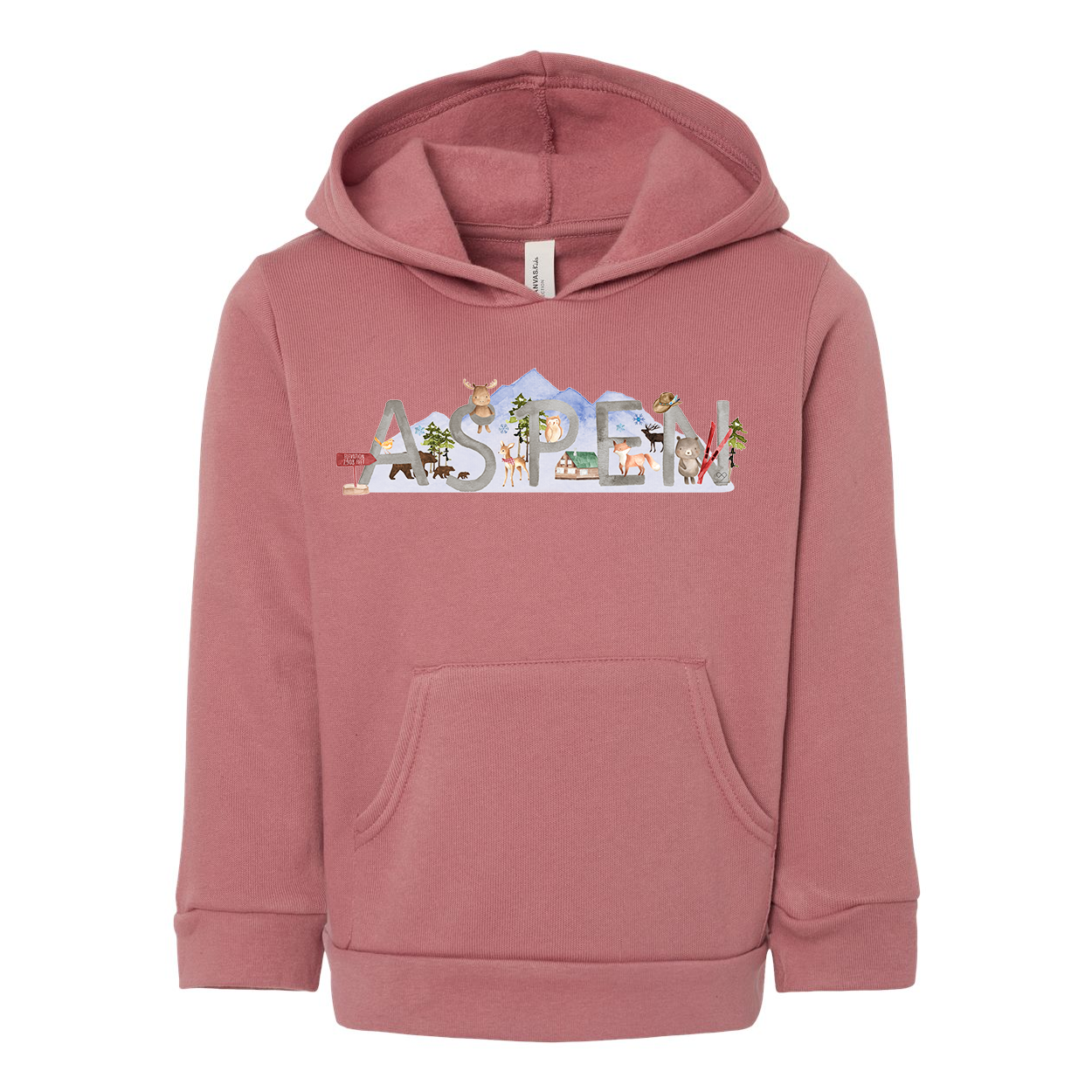Snowmass Hooded Sweatshirt Mauve