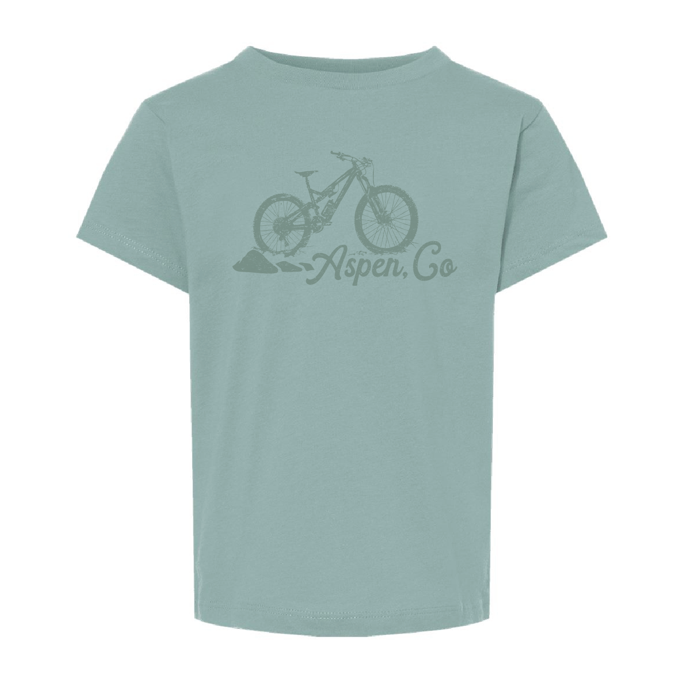 Aspen Mountain Bike T-shirt by Casey Altman Design