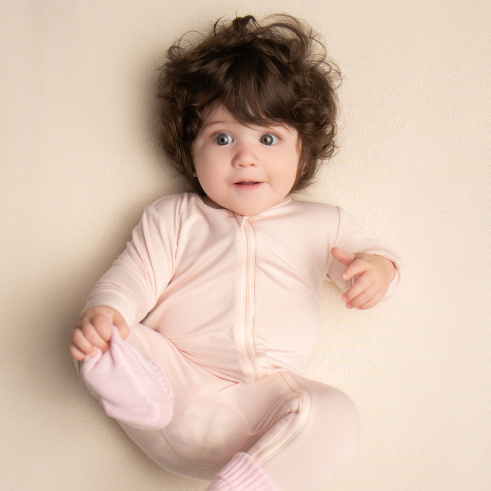 Baby Bamboo Onsie Cloud Pink