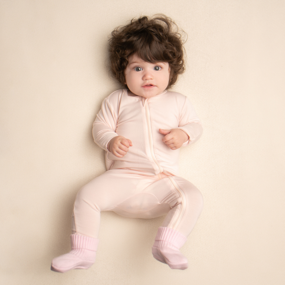 Baby Bamboo Onsie Cloud Pink