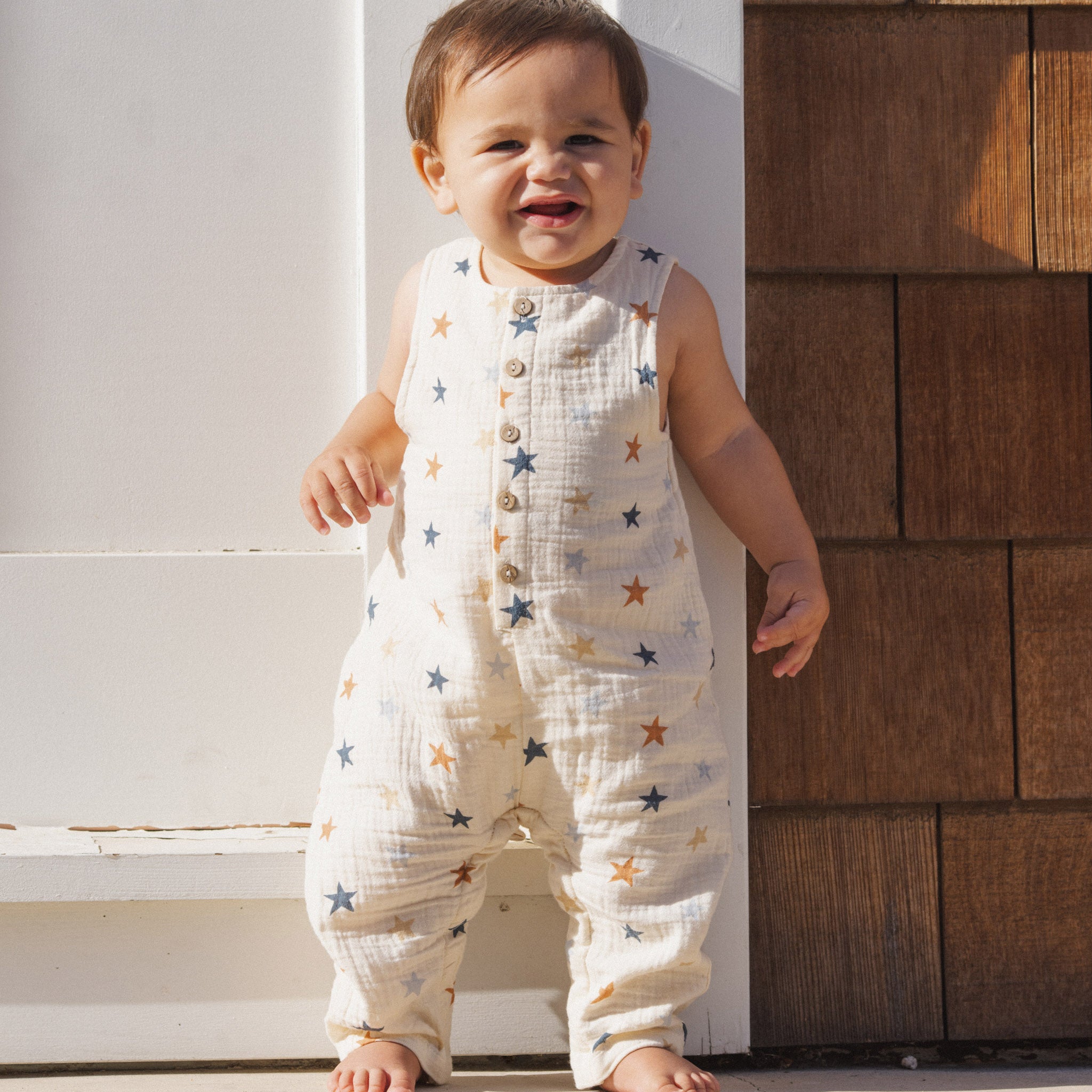 Button Jumpsuit Stars