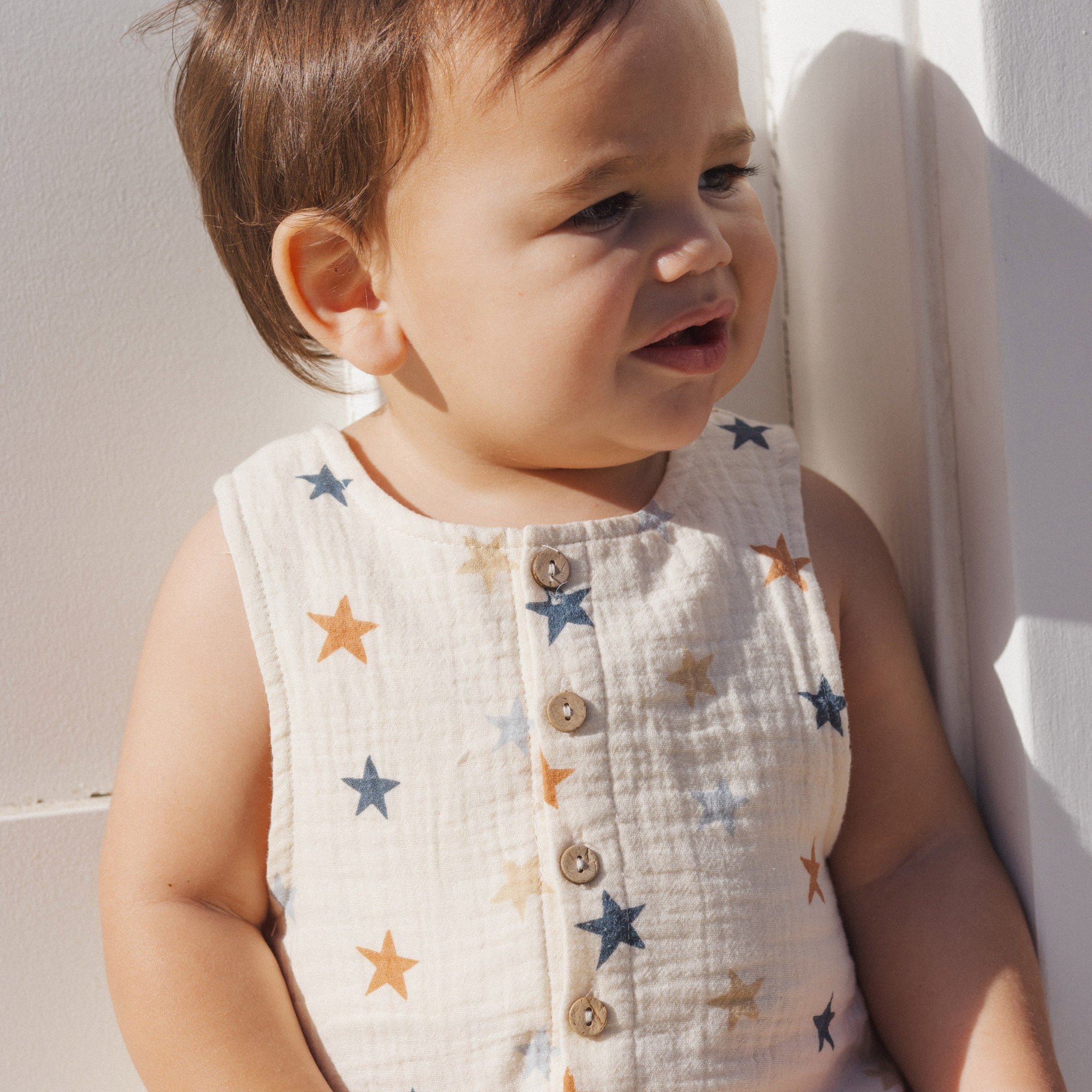 Button Jumpsuit Stars