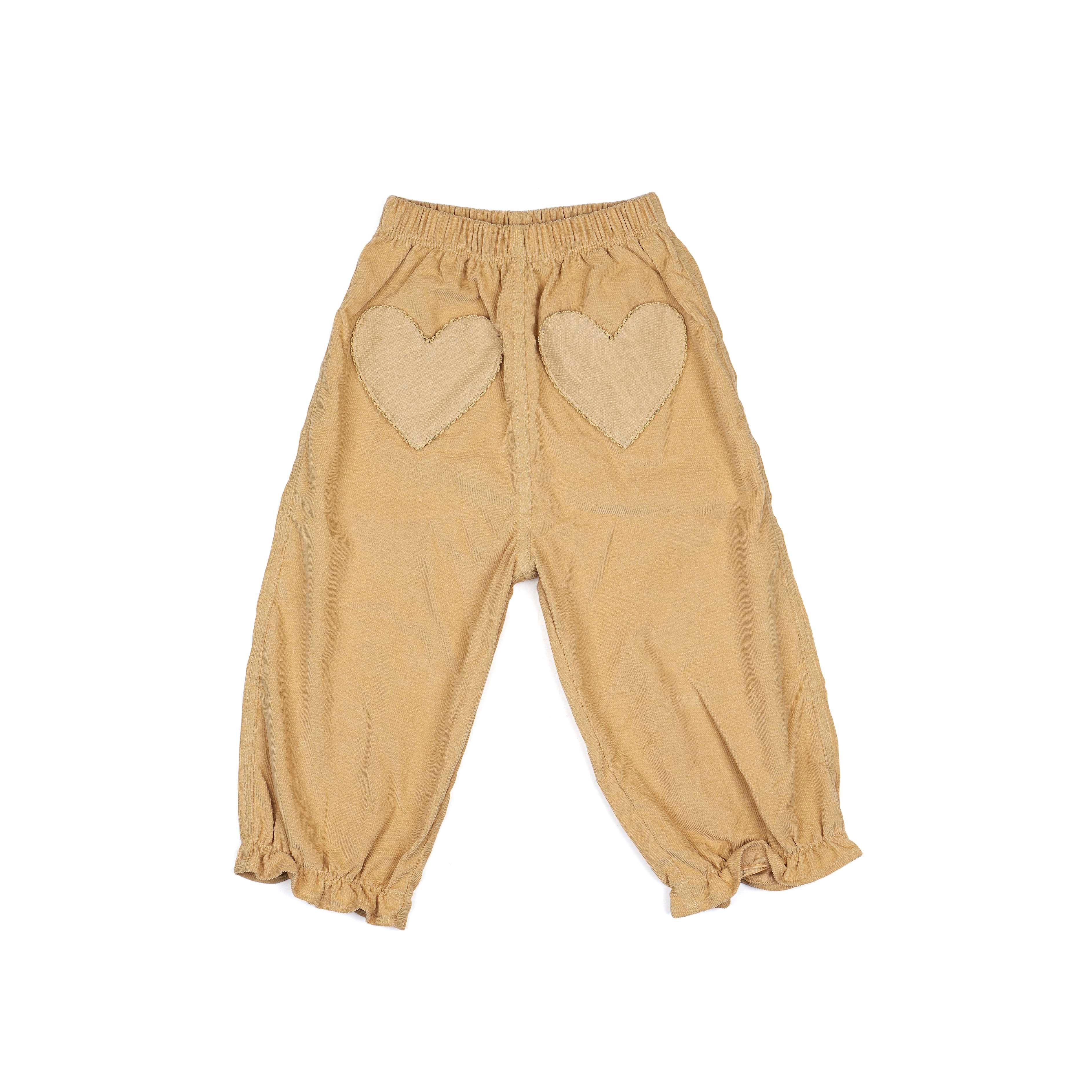Heart Pocket Pants Sandstone