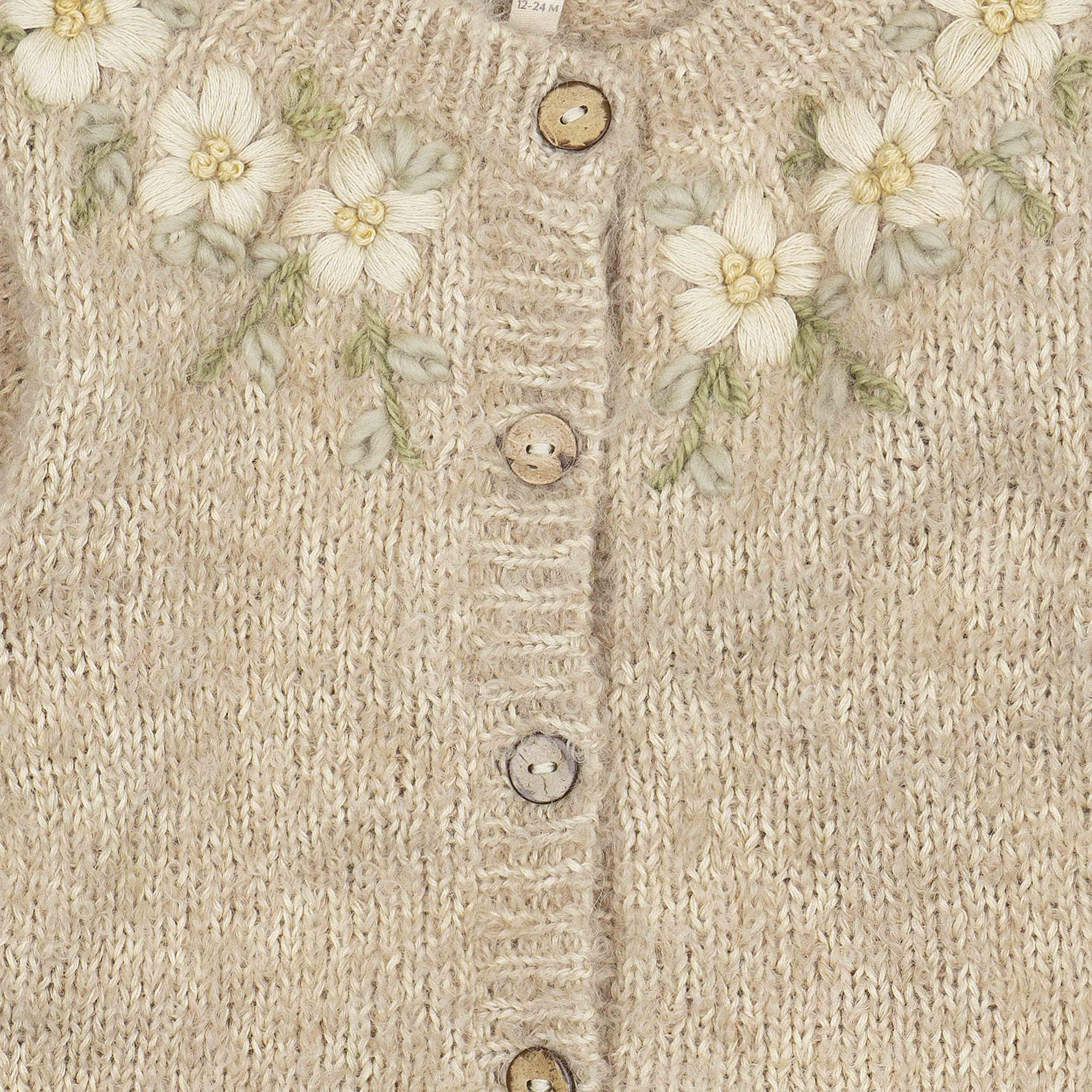 Amelia Cardigan Heatherd Oat