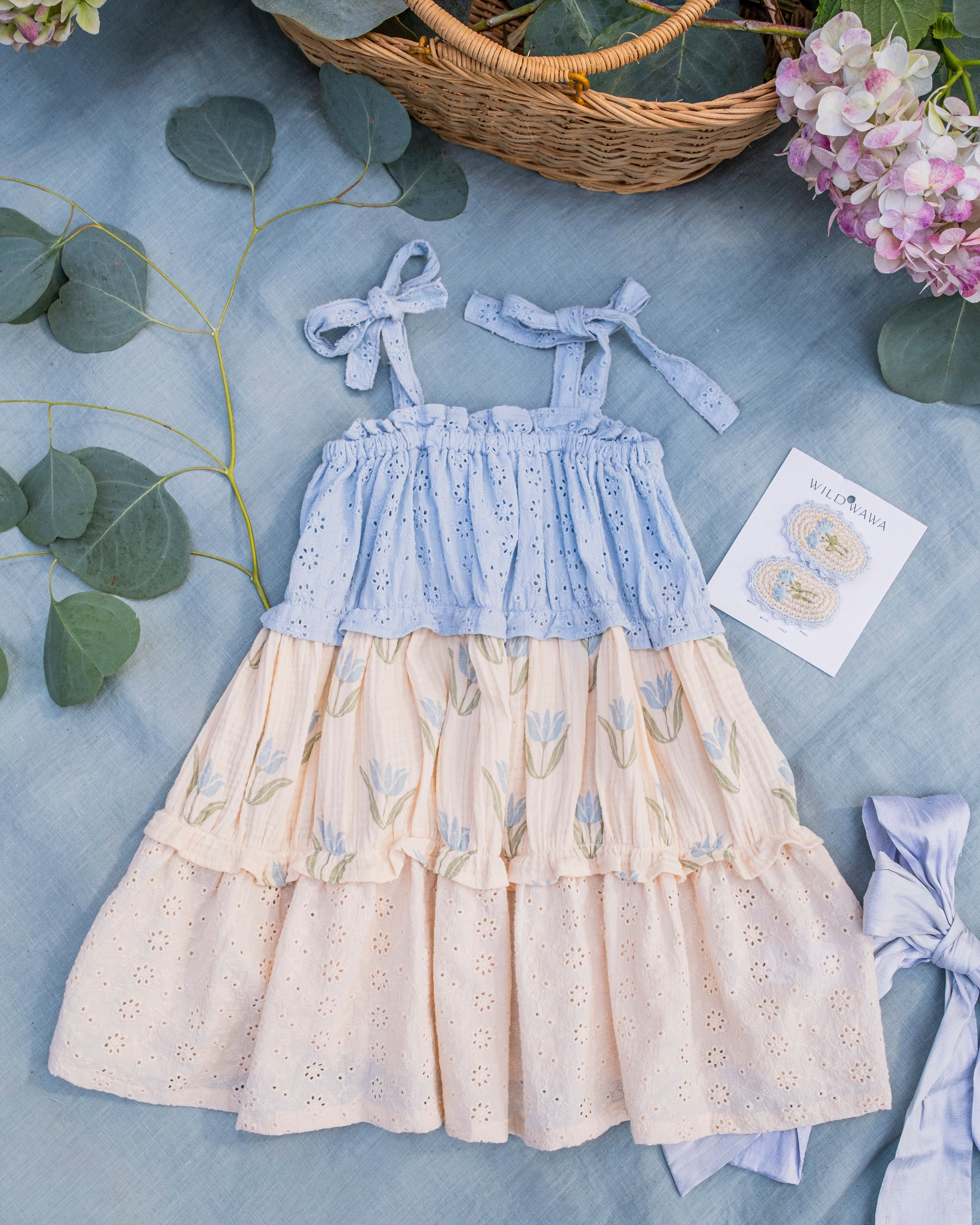 Amber Dress Blue Tulip