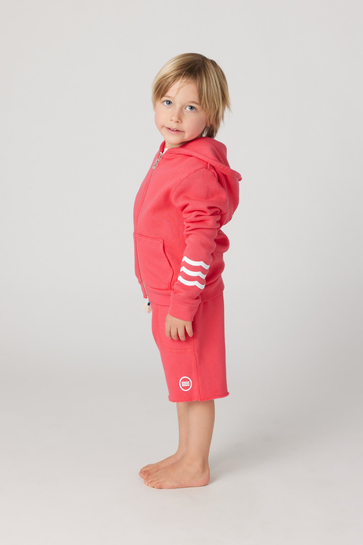 Waves Zip Hoodie Pom