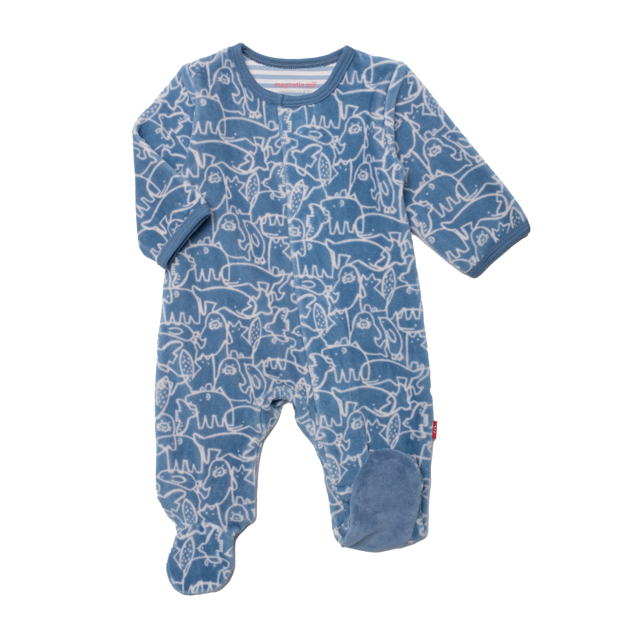 Arctic Friend Velour Magnetic Footie