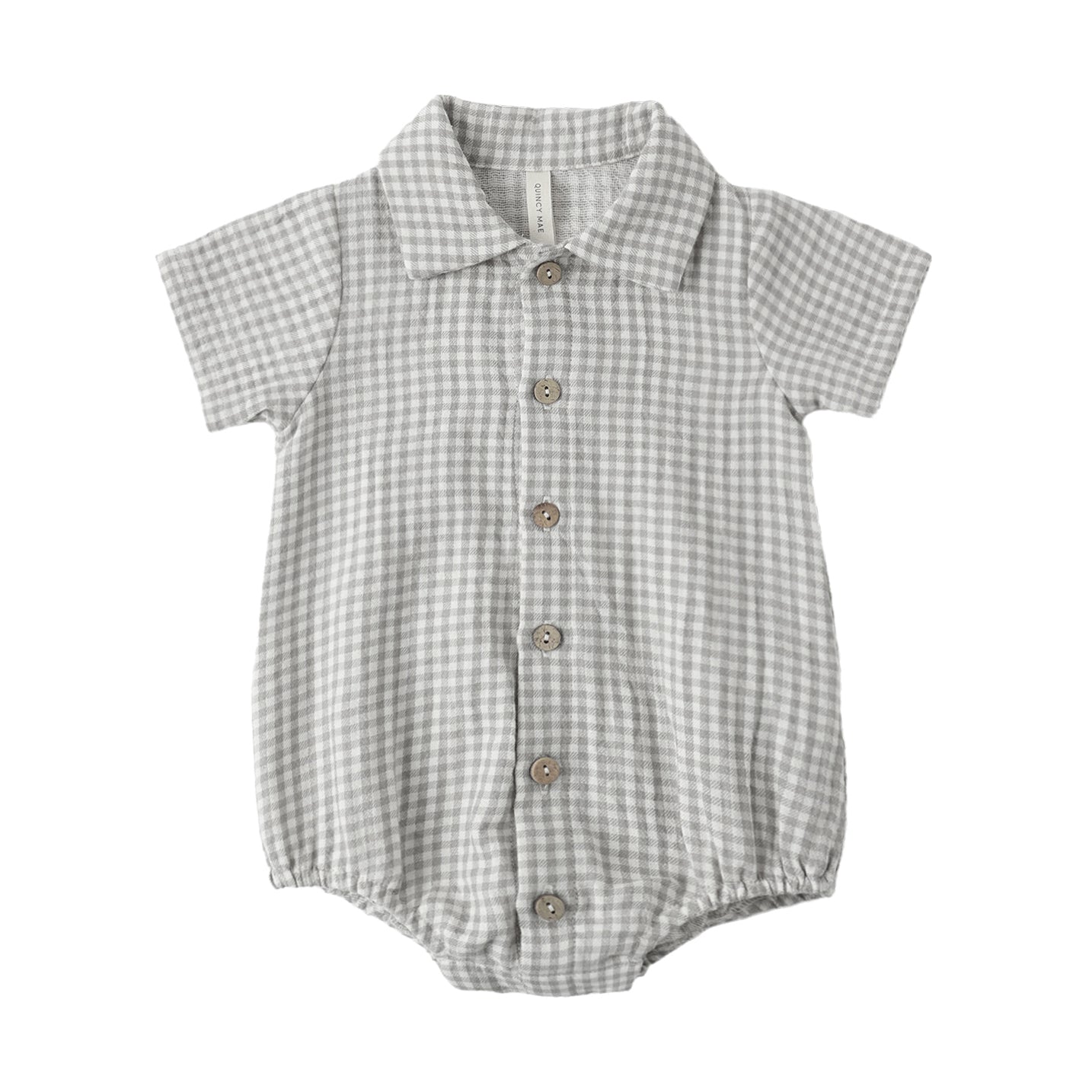 Matteo Romper Sage Gingham