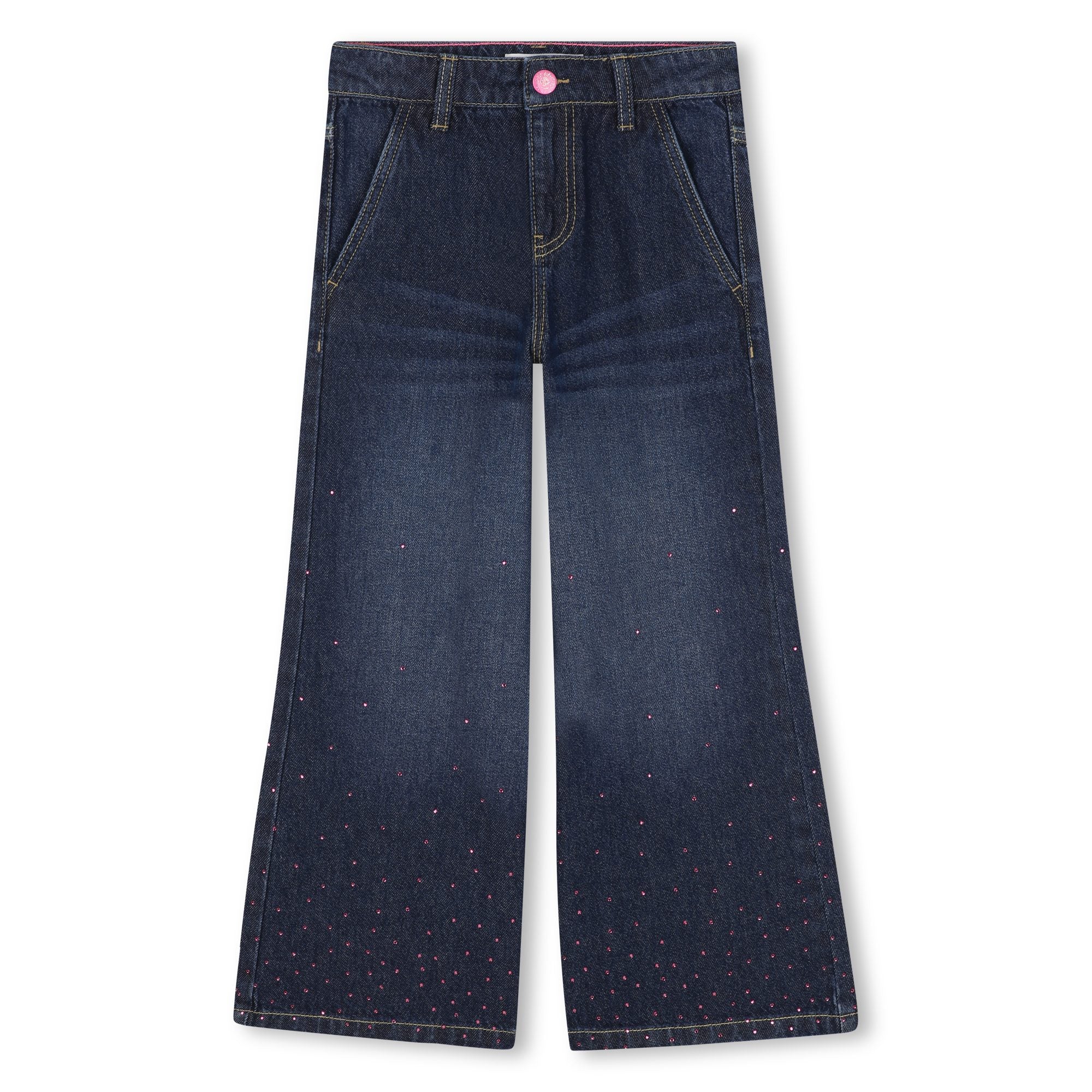 Rhinestone Denim Pant