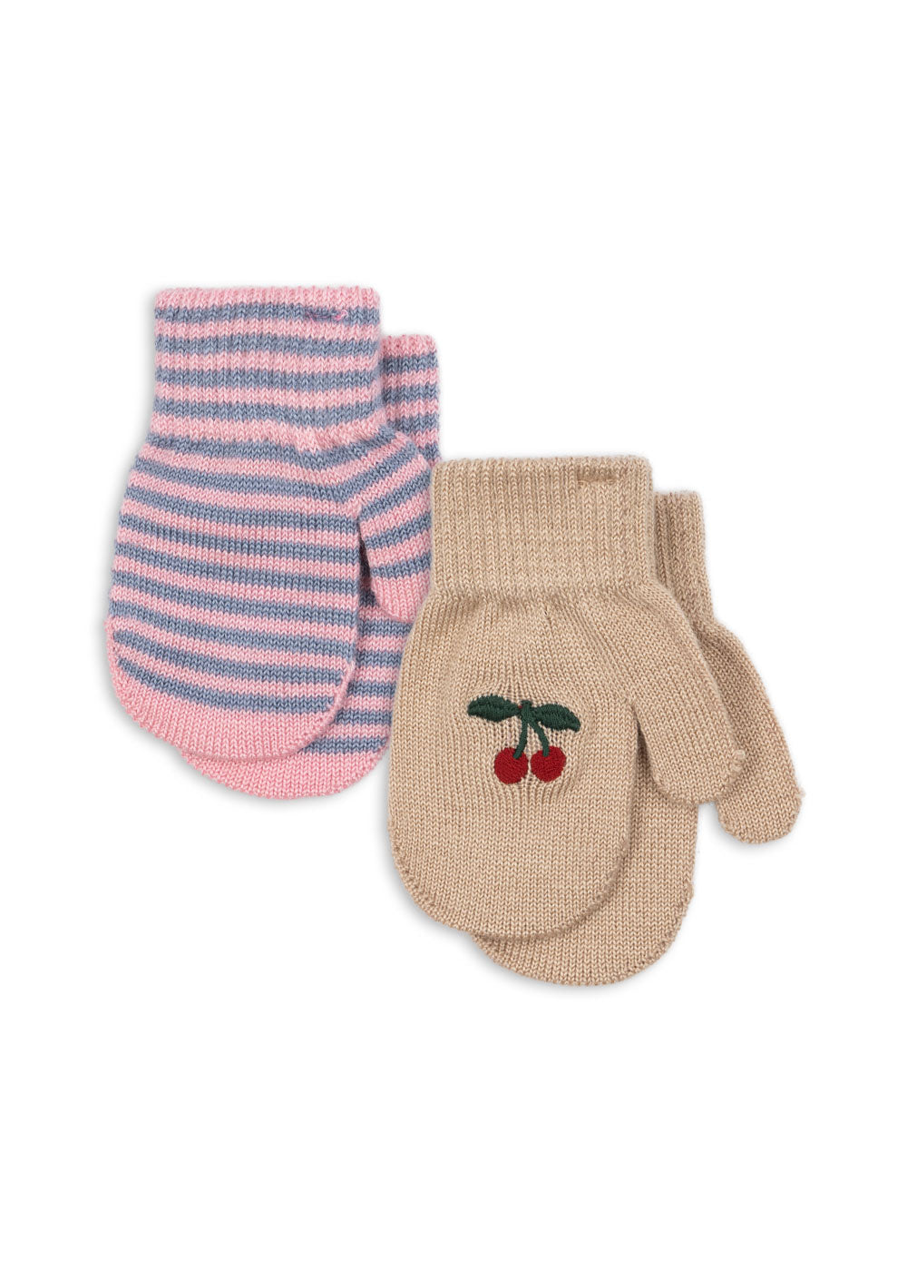 2 Pack Filla Mittens Cherry Stripe