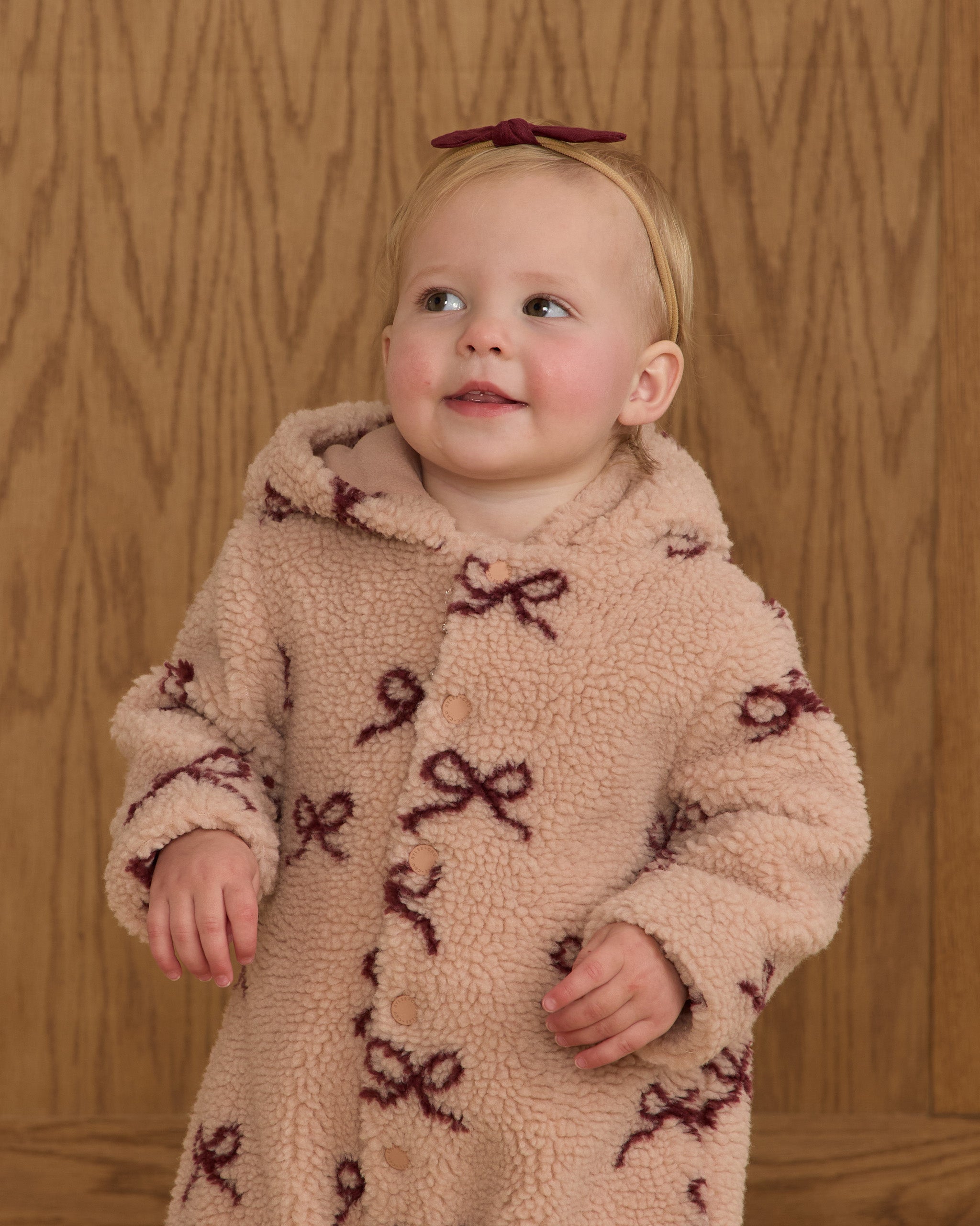 Fleece Jumpsuit Bows