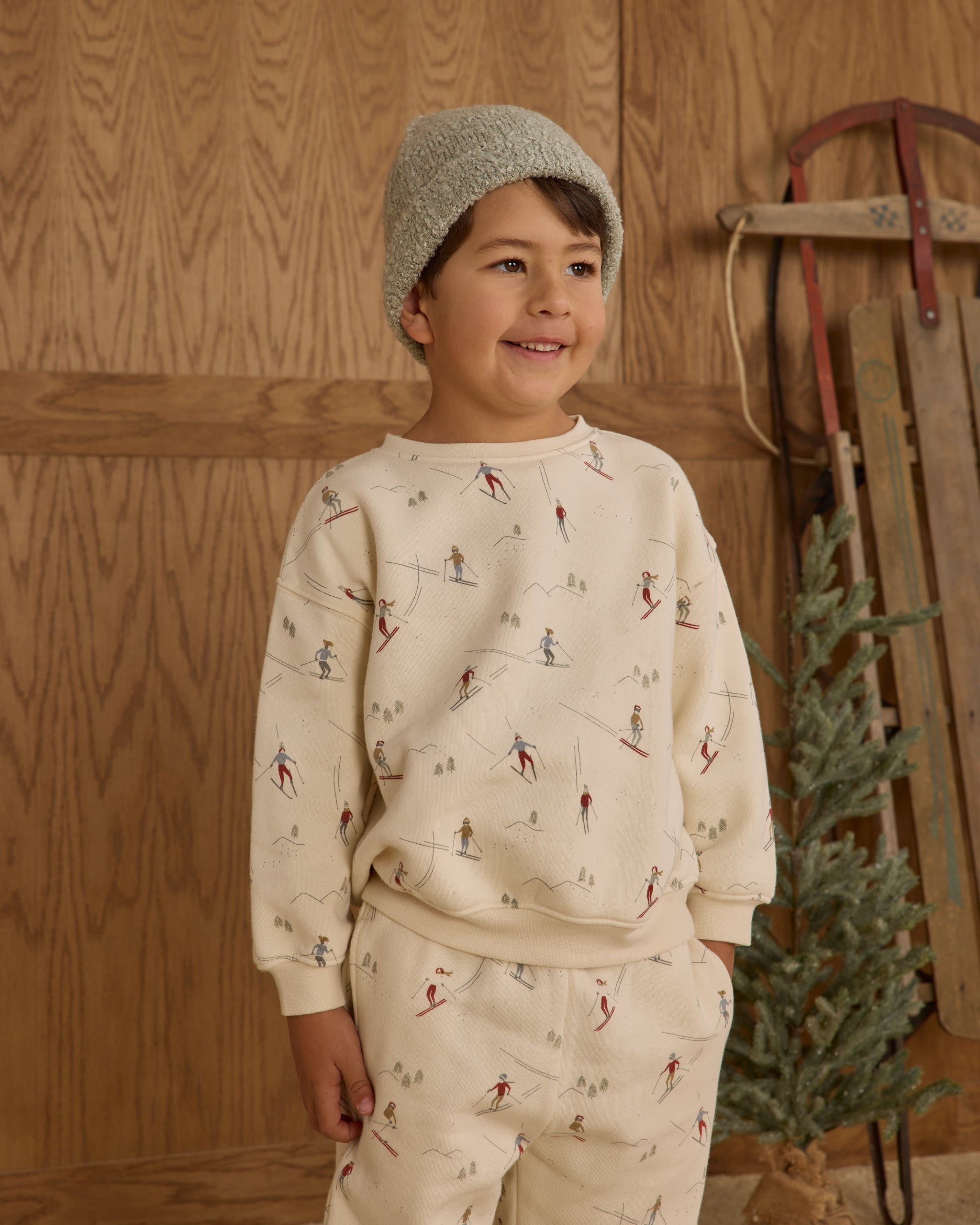 Relaxed Sweatshirt Skier