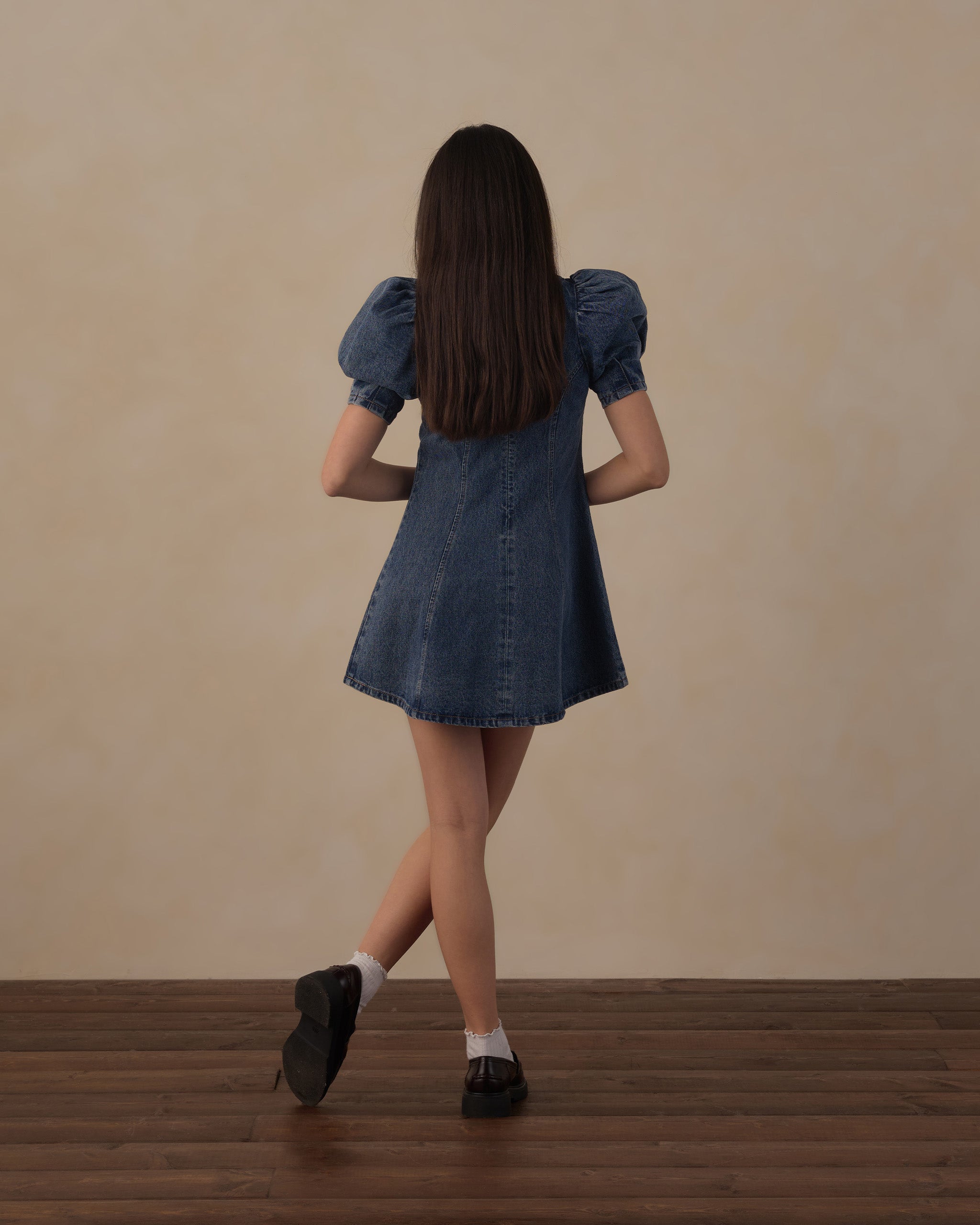Teen Levi Mini Dress Indigo