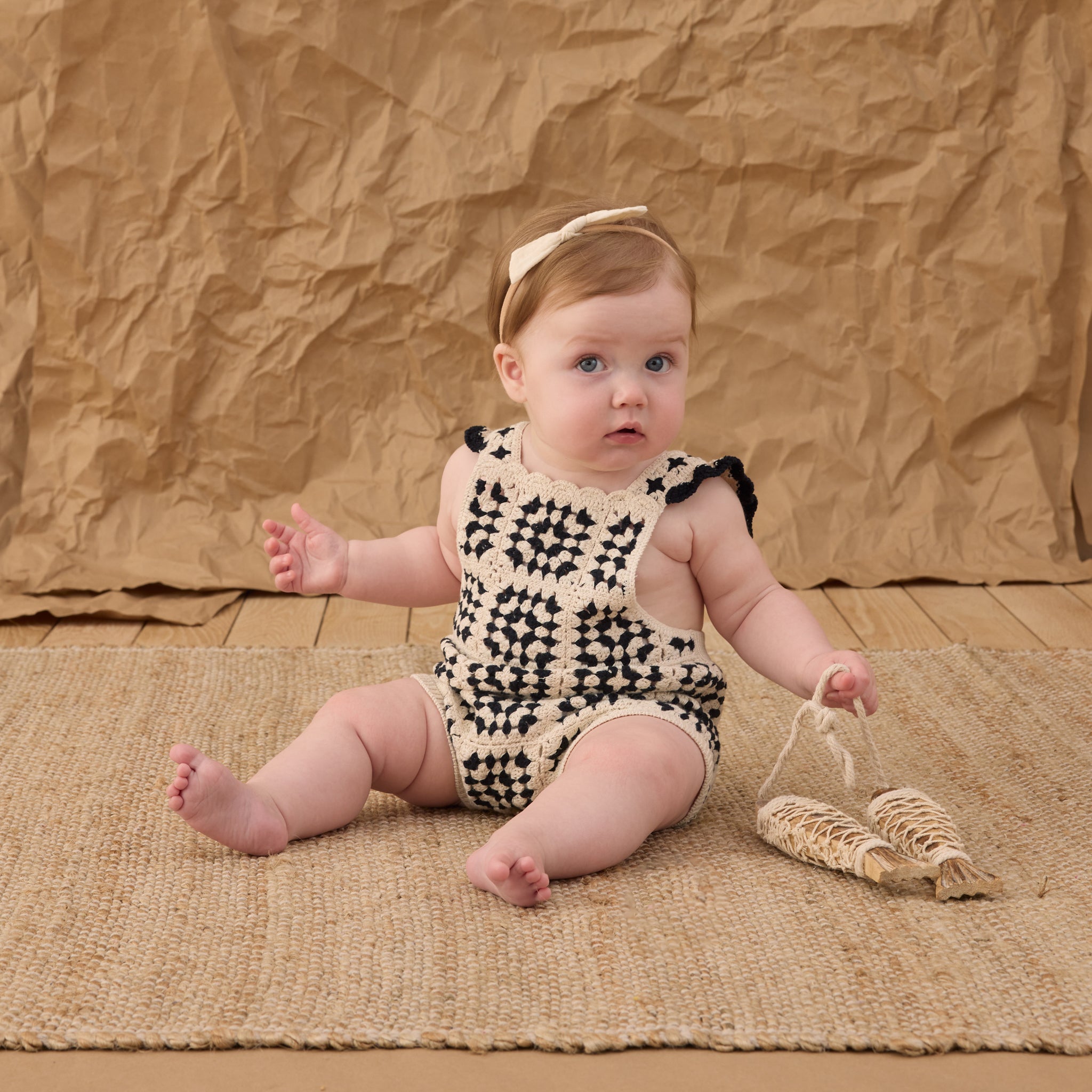 Crochet Romper Abstract