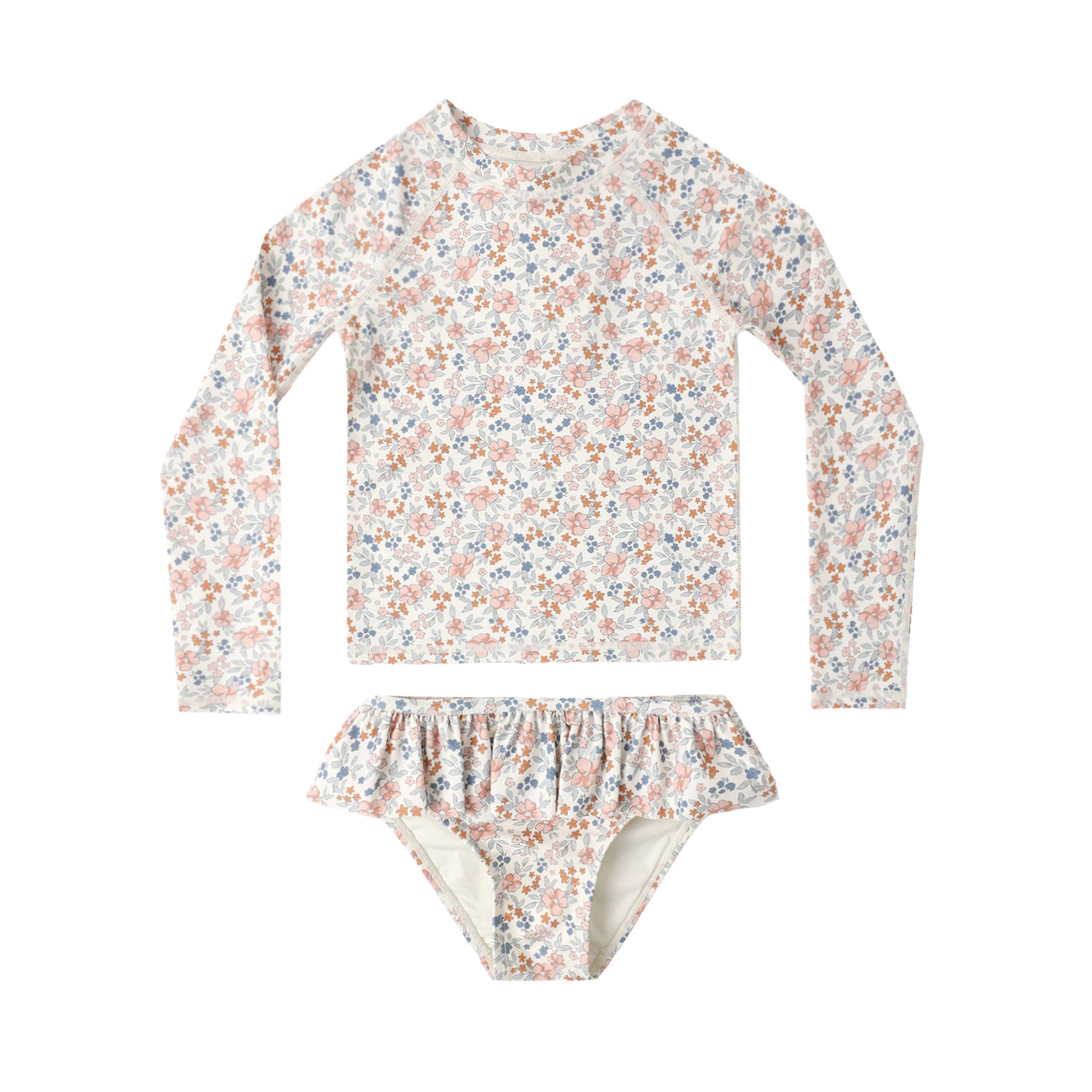Rashguard Girls Set Flower Fields