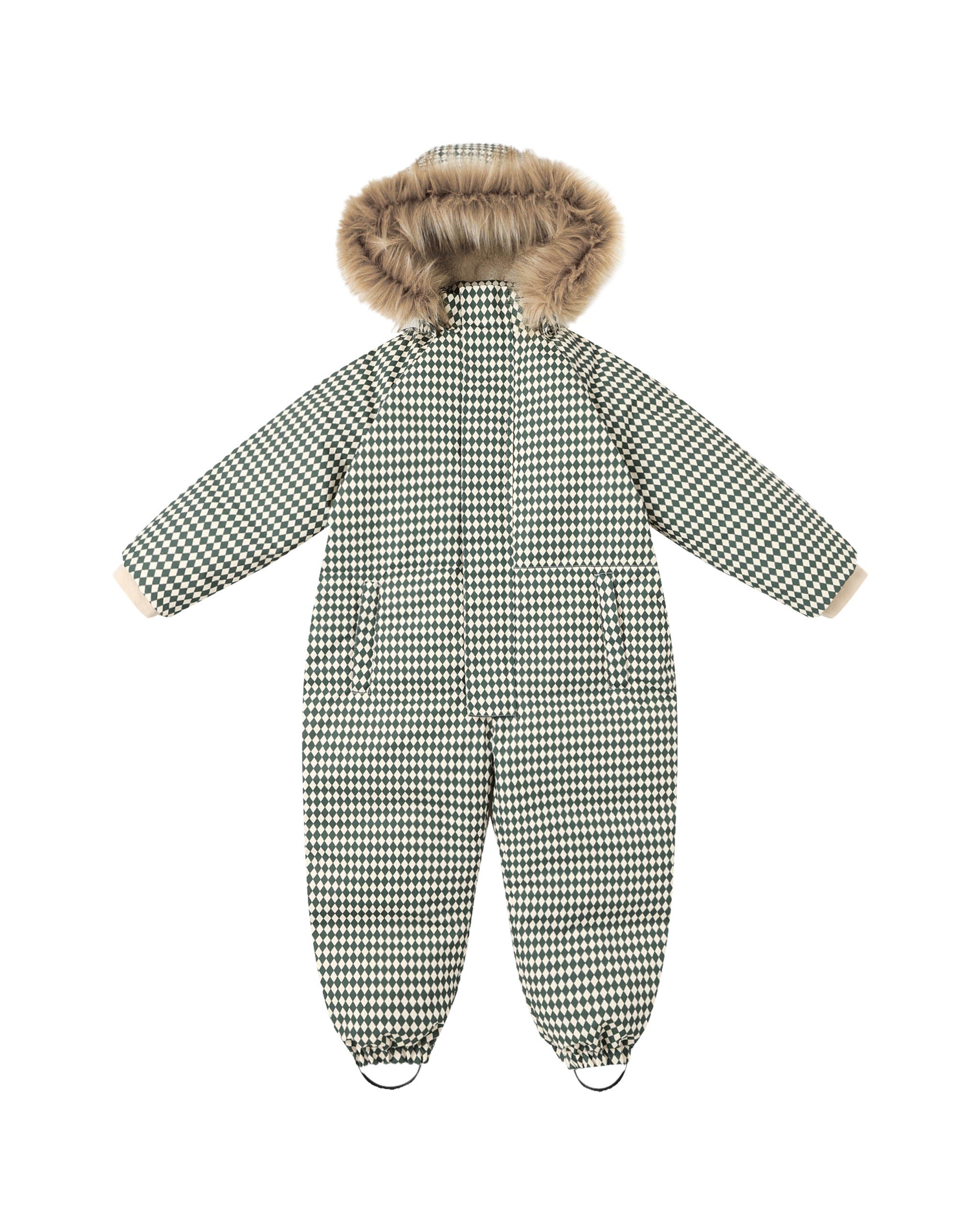 Ski Snow Suit Green Diamond