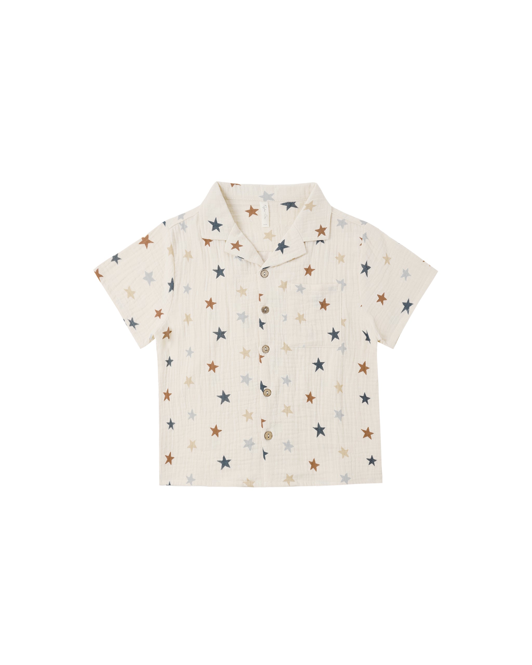 Lappel Collar Shirt Stars