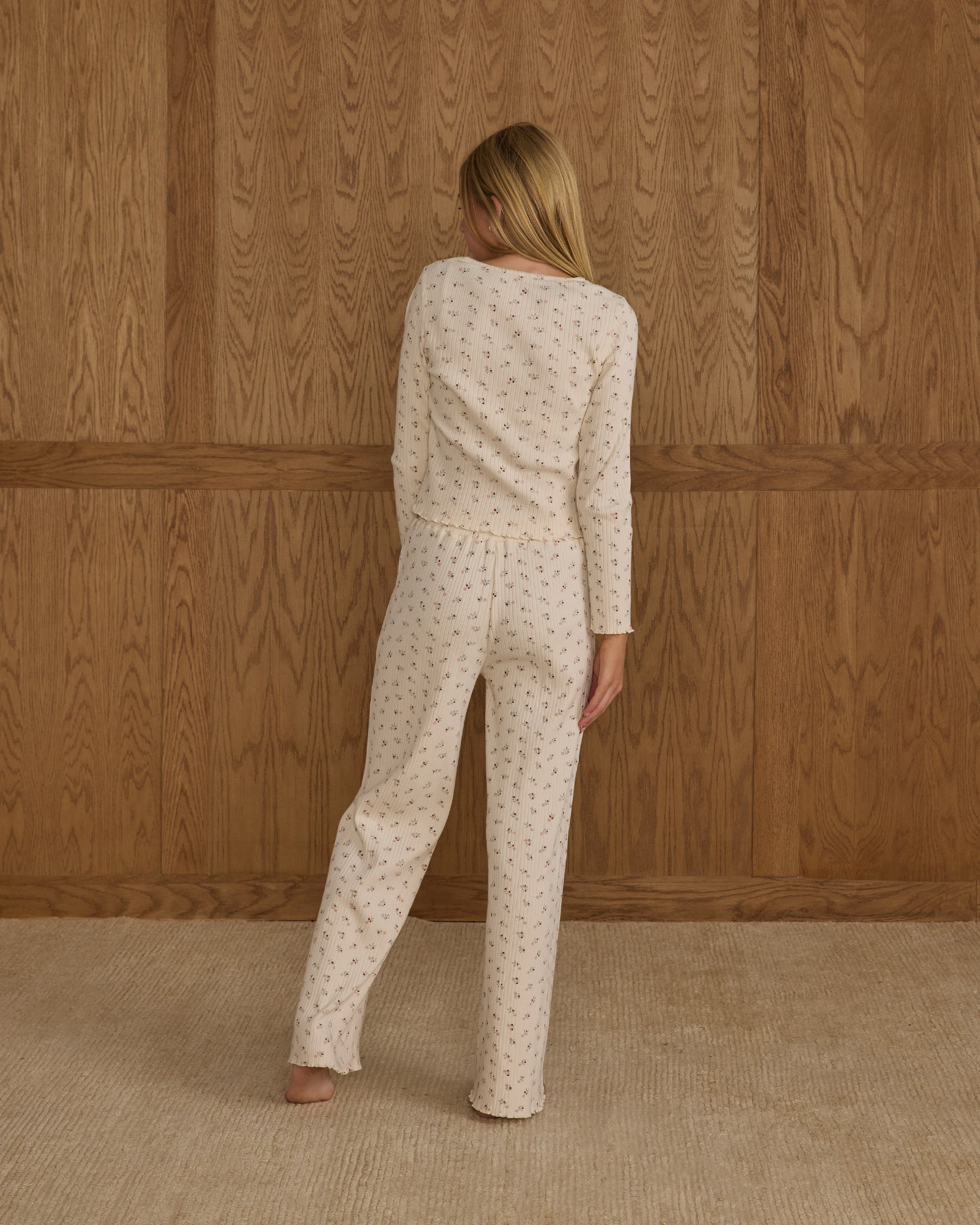 Teen Ribbed Lounge Set Natural