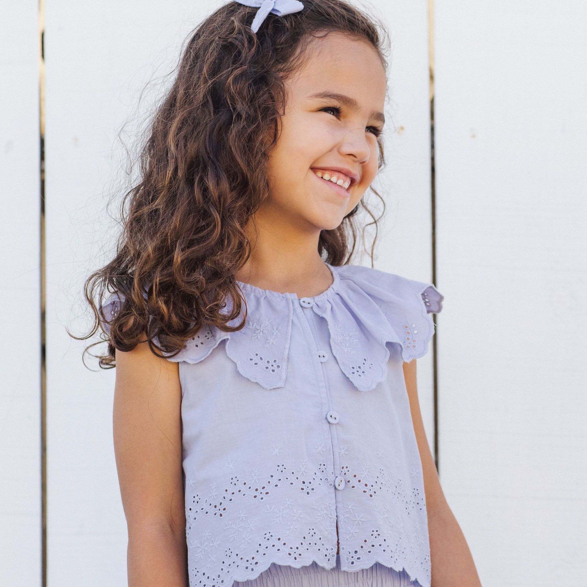 Remi Blouse Periwinkle