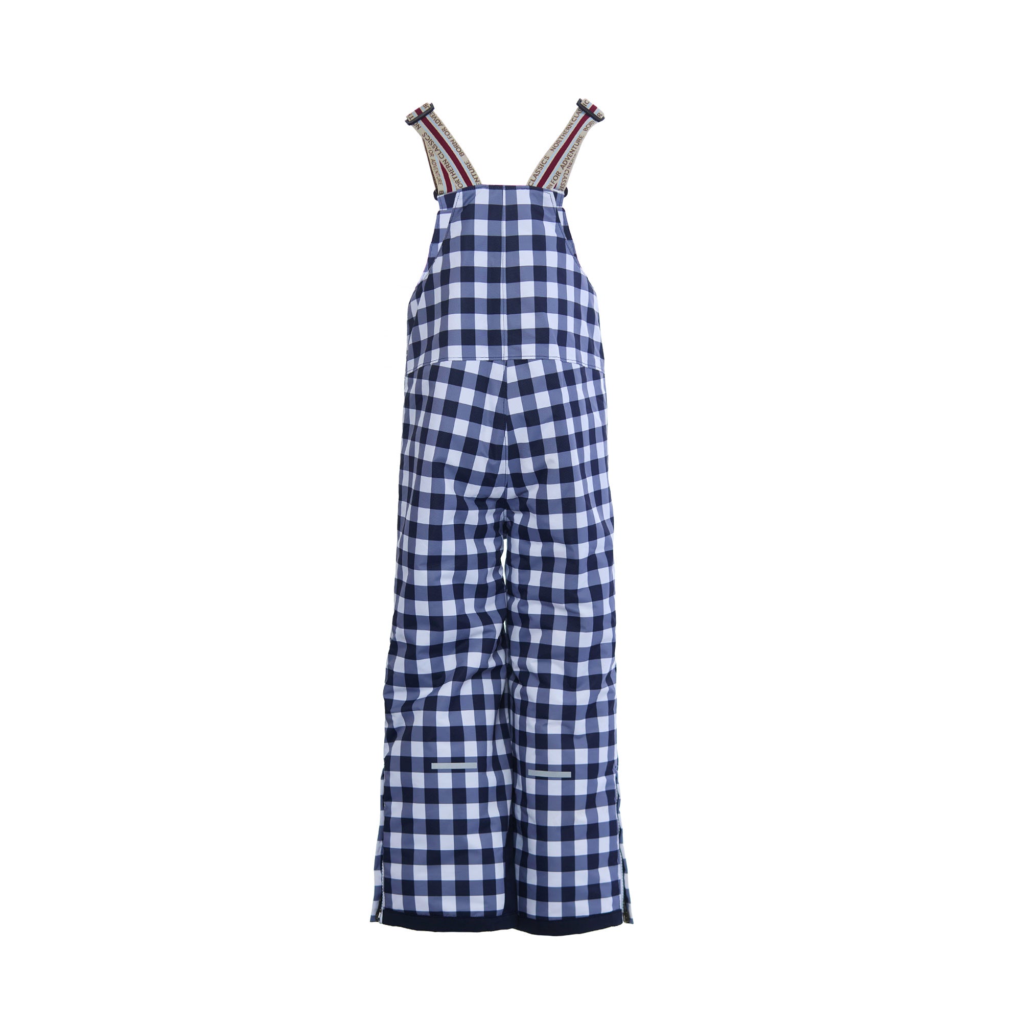 Navy Gingham Snow Pant