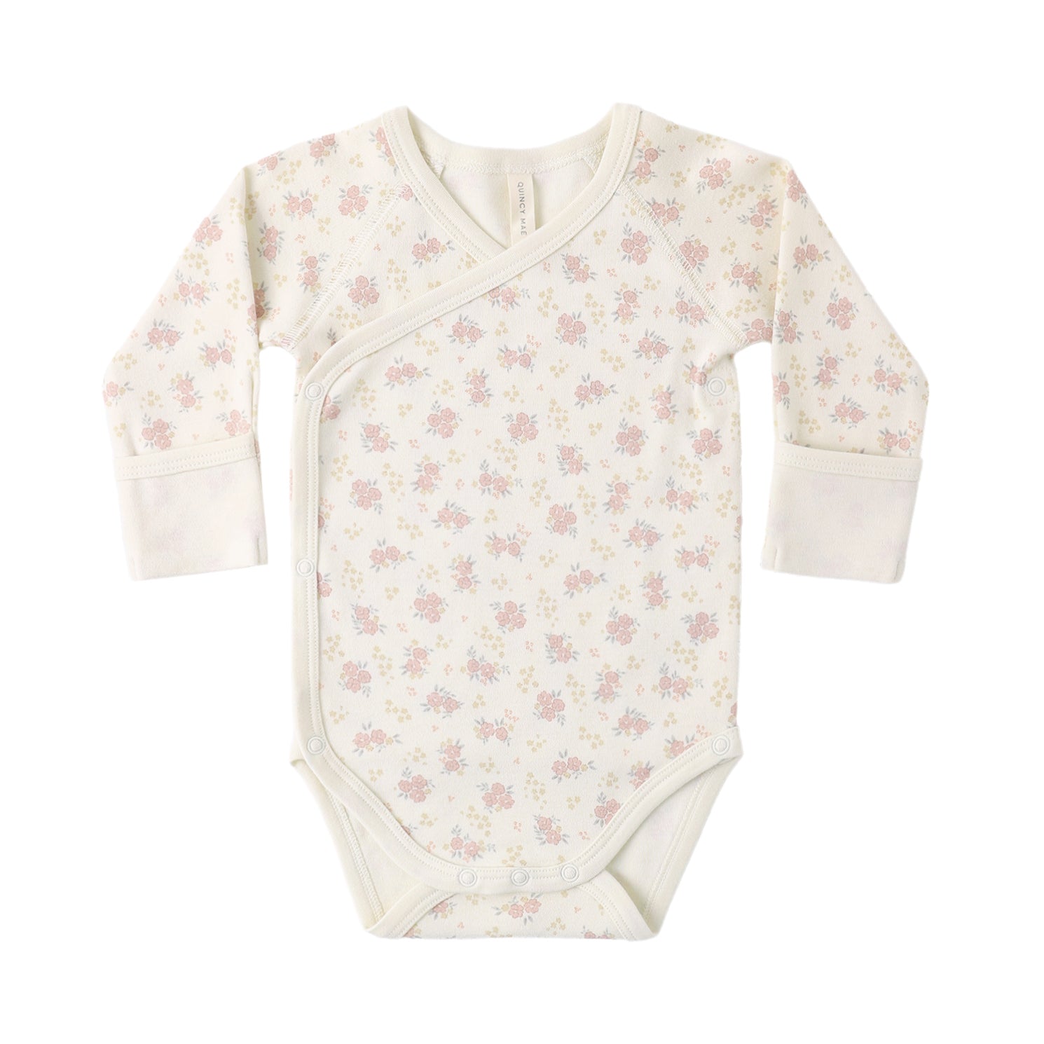 Side Snap Body Suit Flower Fields