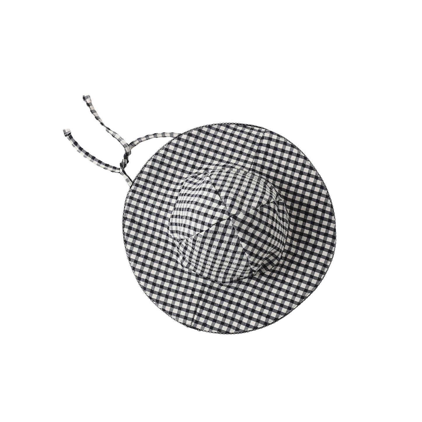 Swim Hat Black Gingham