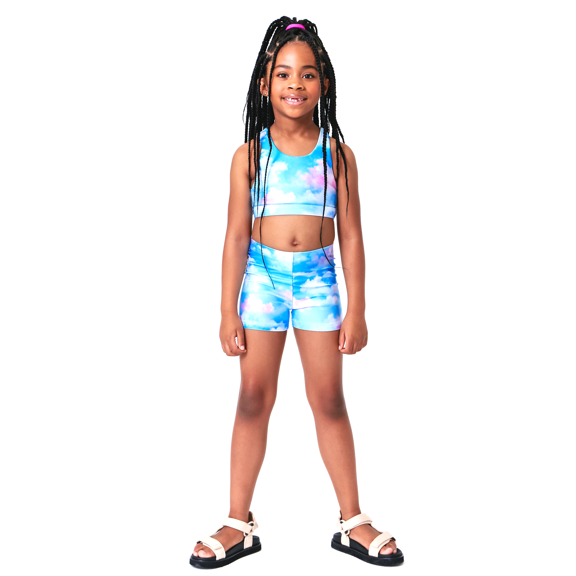 Cotton Candy Cloud Bike Short