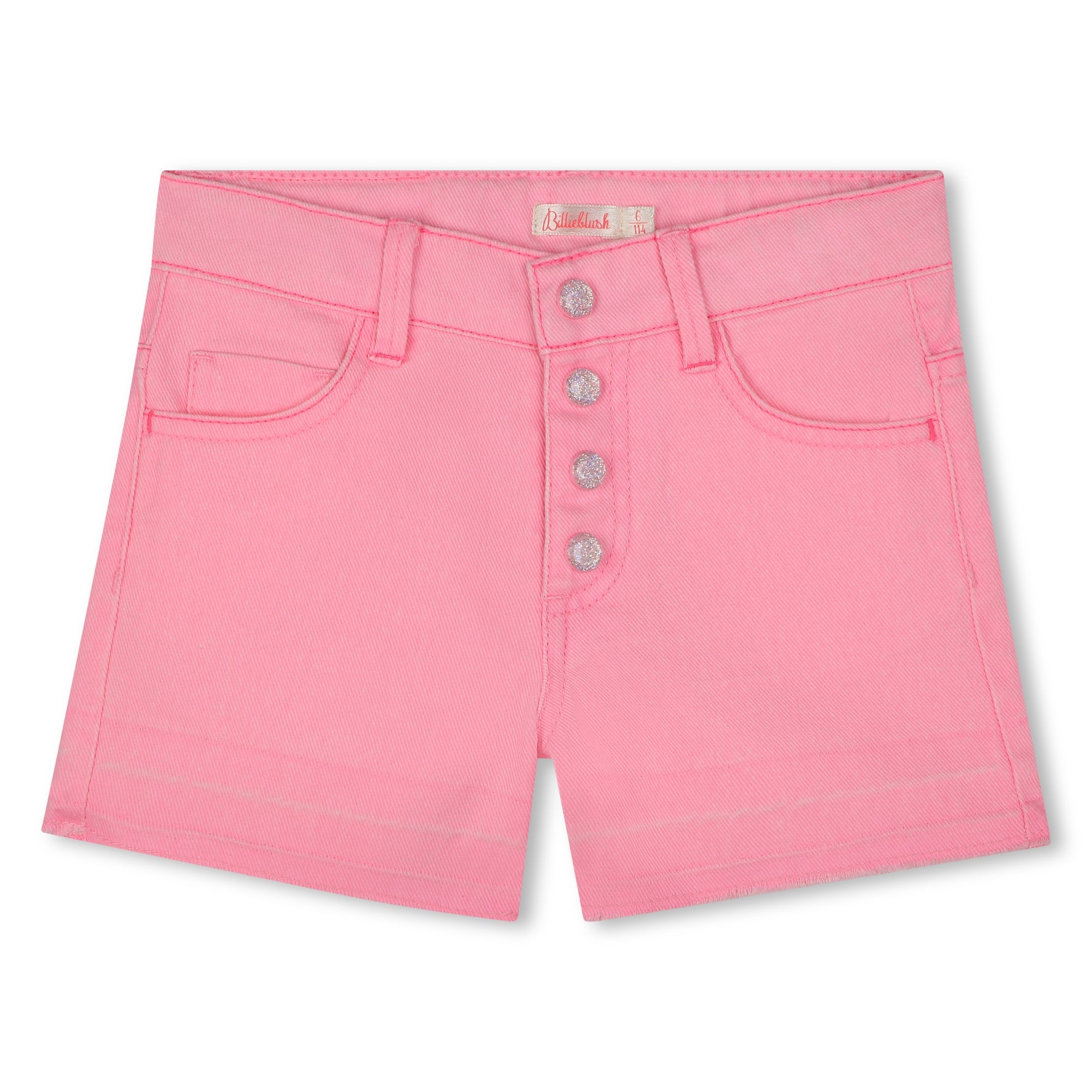 Pink Denim Shorts