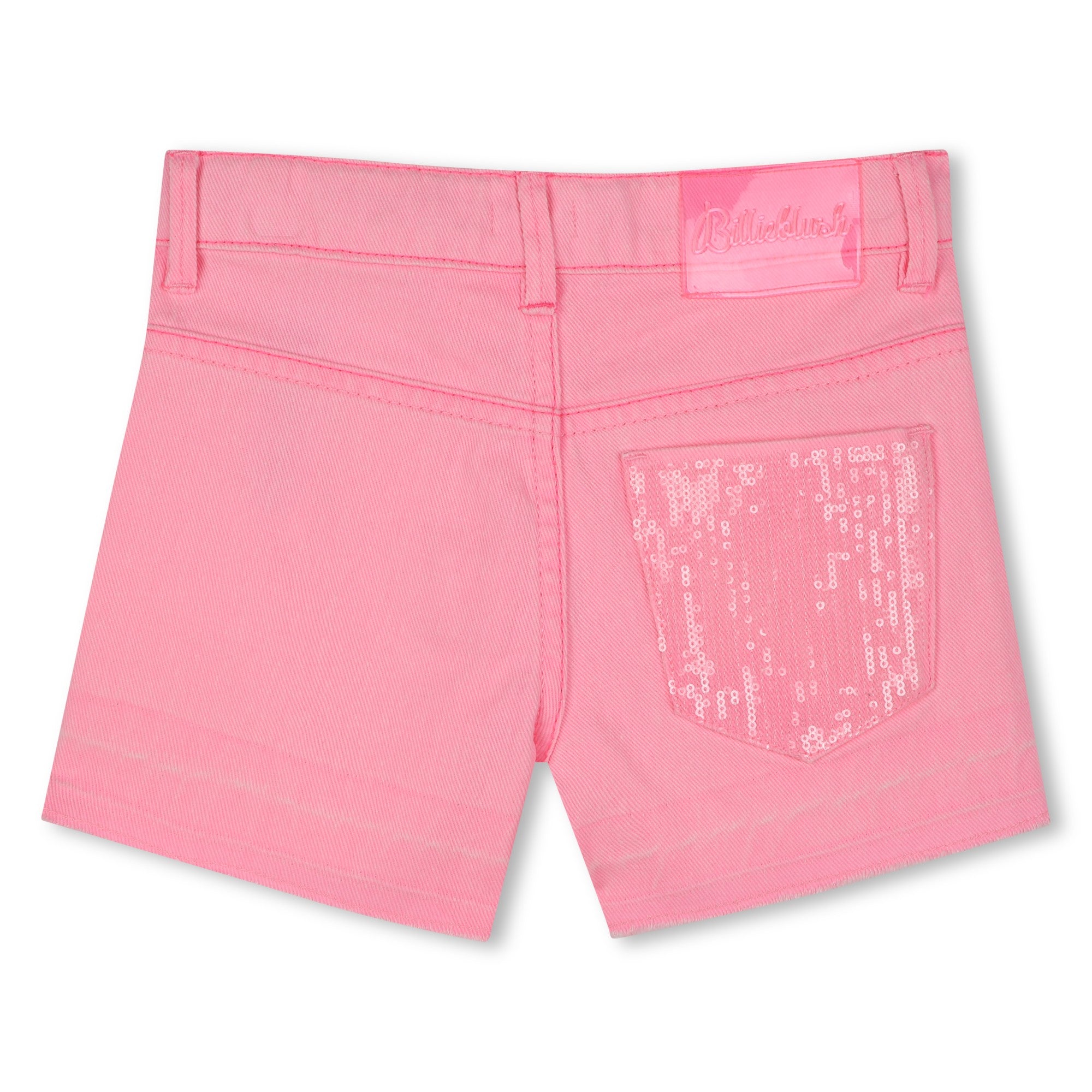 Pink Denim Shorts