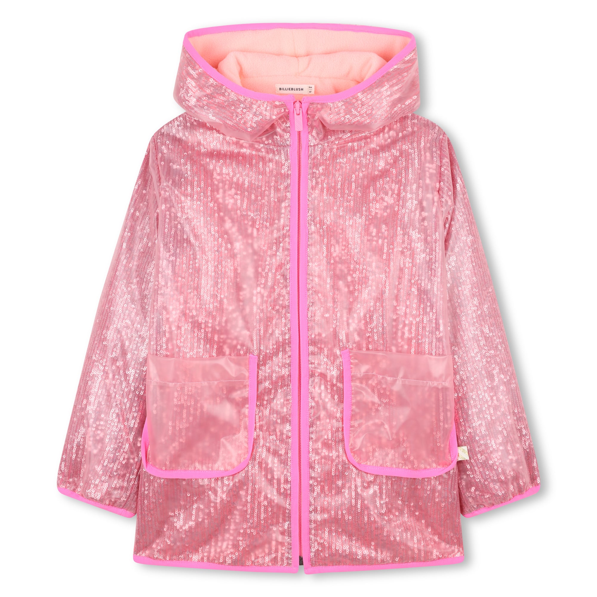 Girls Sequin Rain Coat