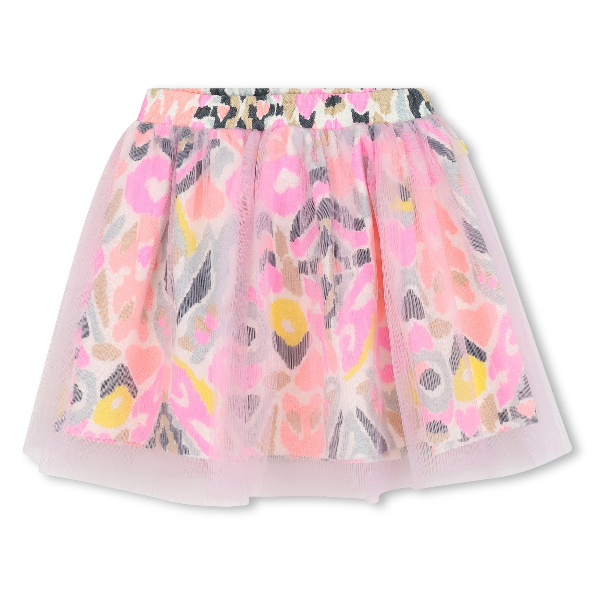 Girls Printed Mesh Skirt
