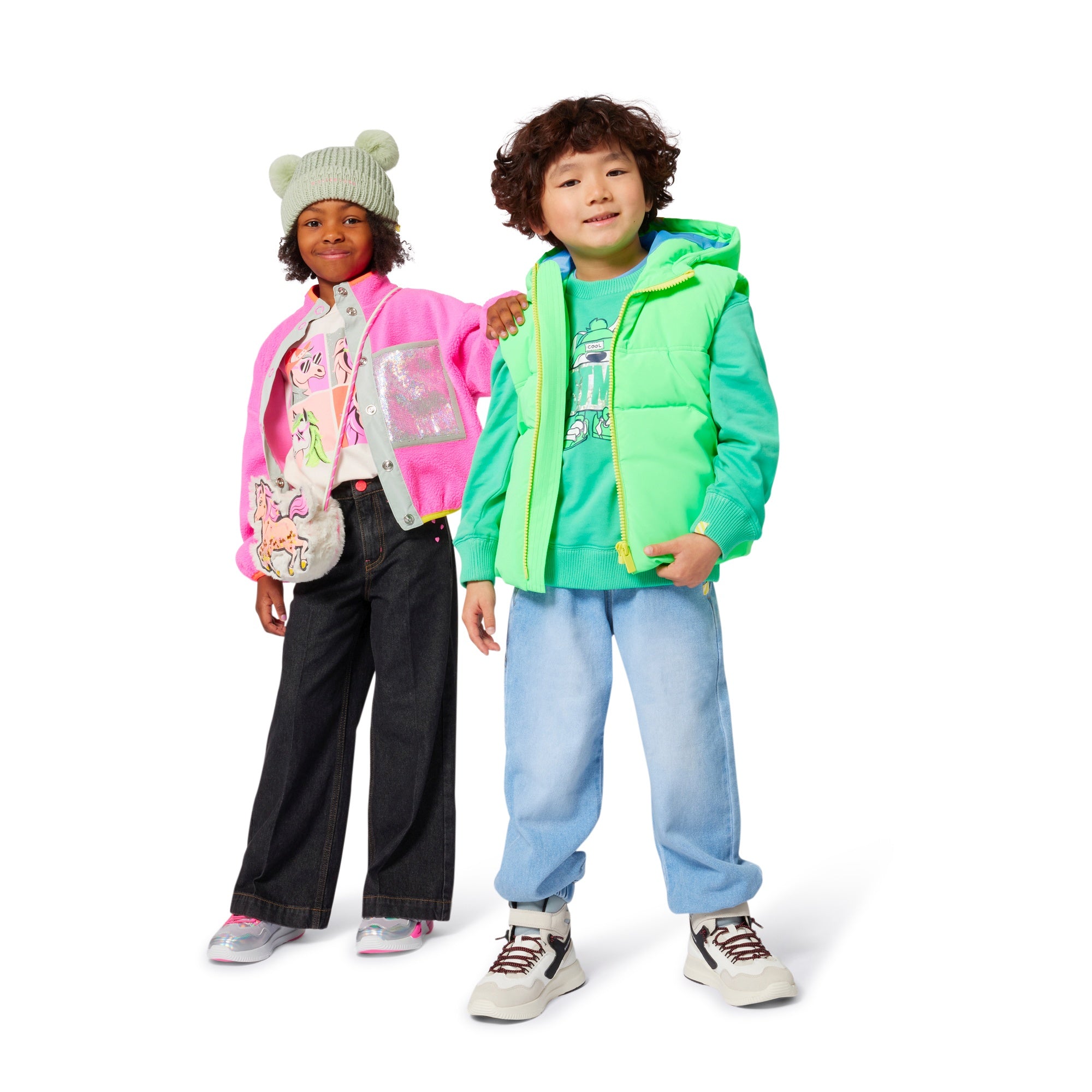 Girls Fleece Button Front Sweat Shirt