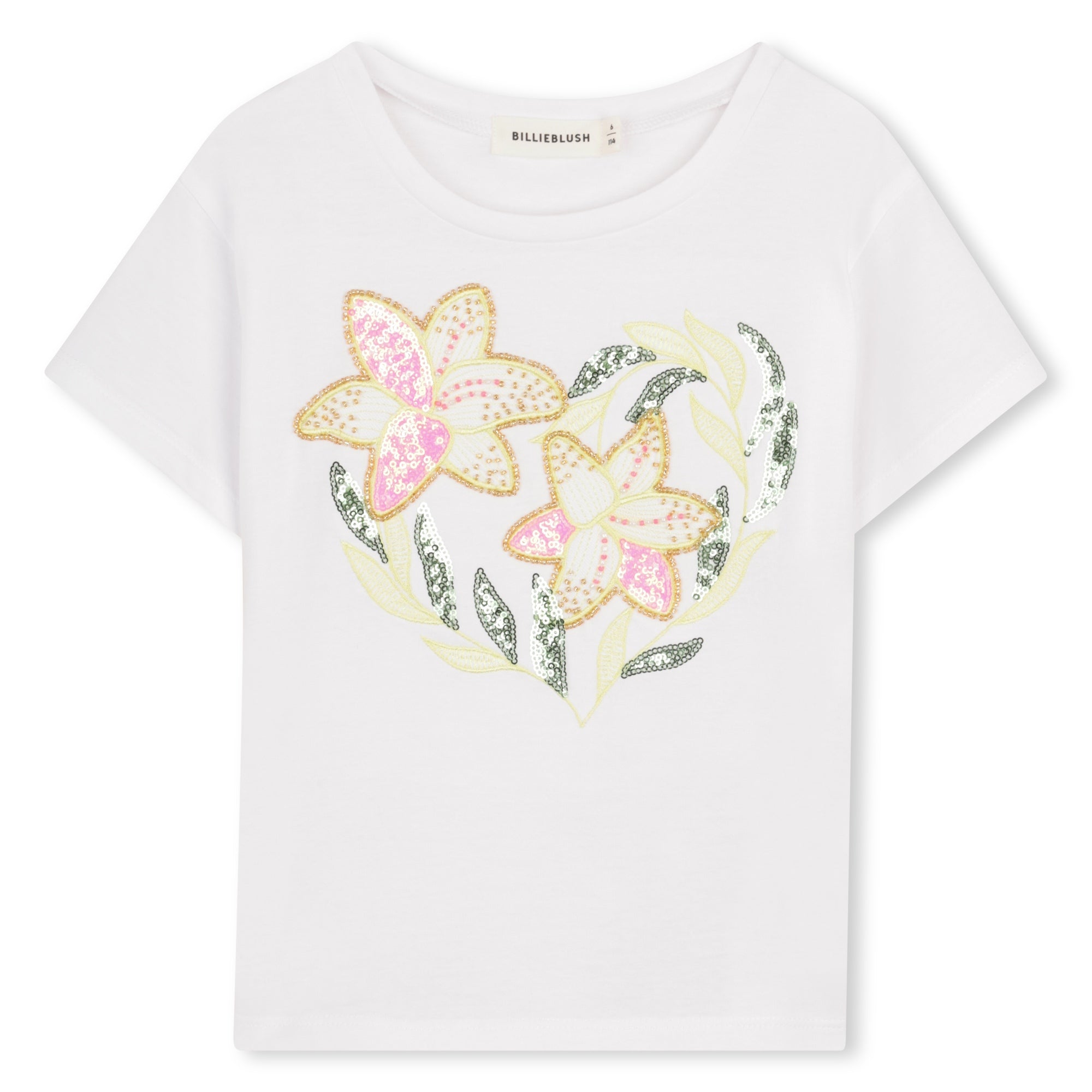 Ceremony Sequin Floral SS T Shirt